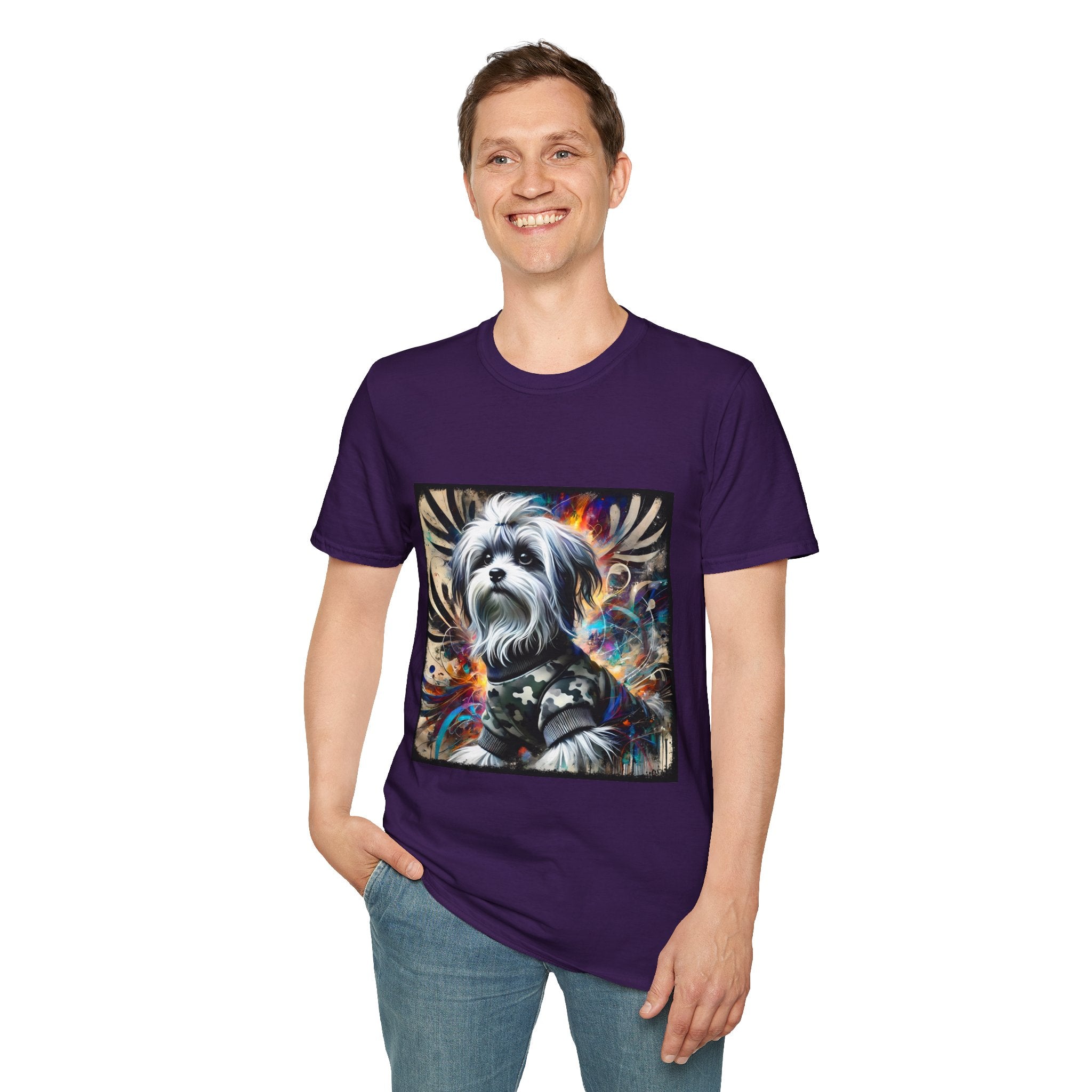 Maltese Bold Armor Classic | Unisex Dog T-Shirt