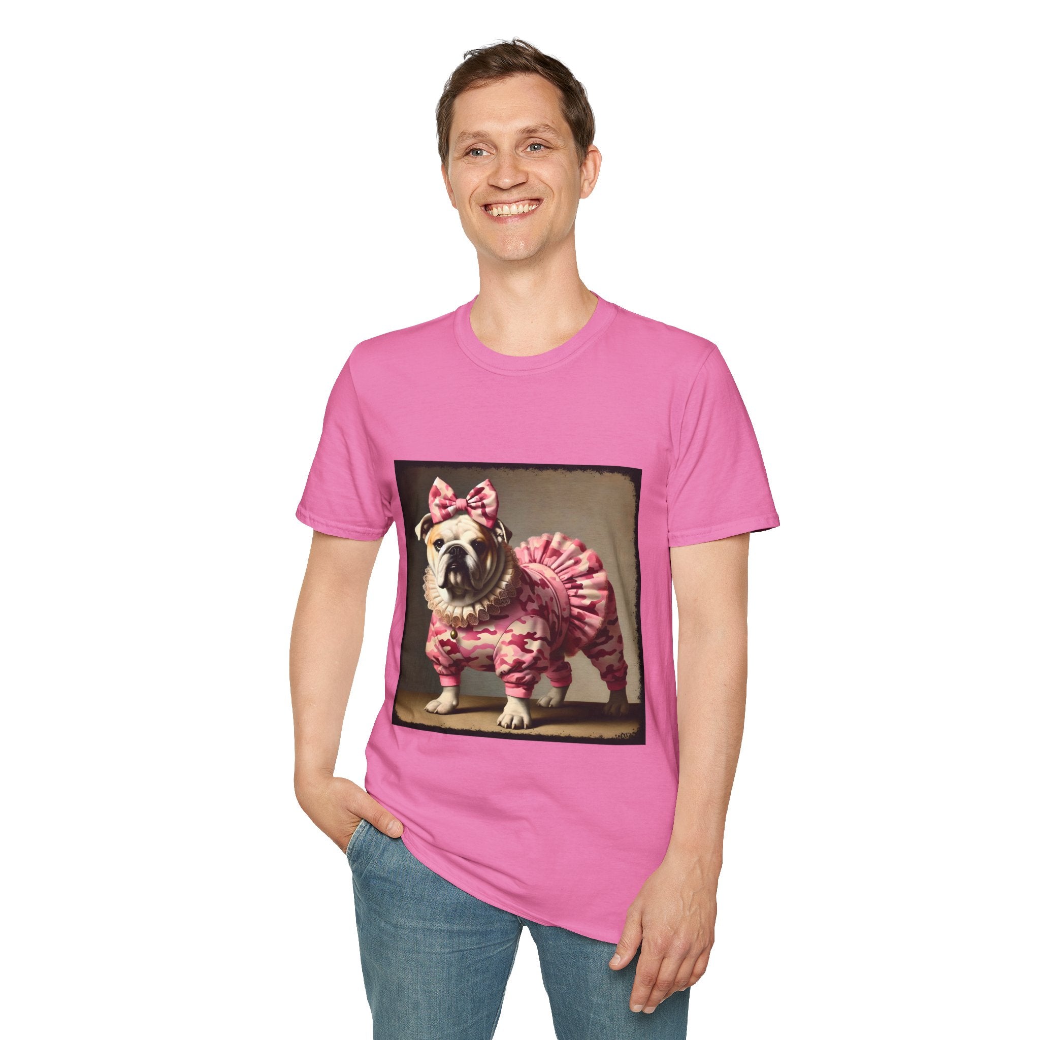 Bulldog Camo Cutie II | Unisex Dog T-Shirt