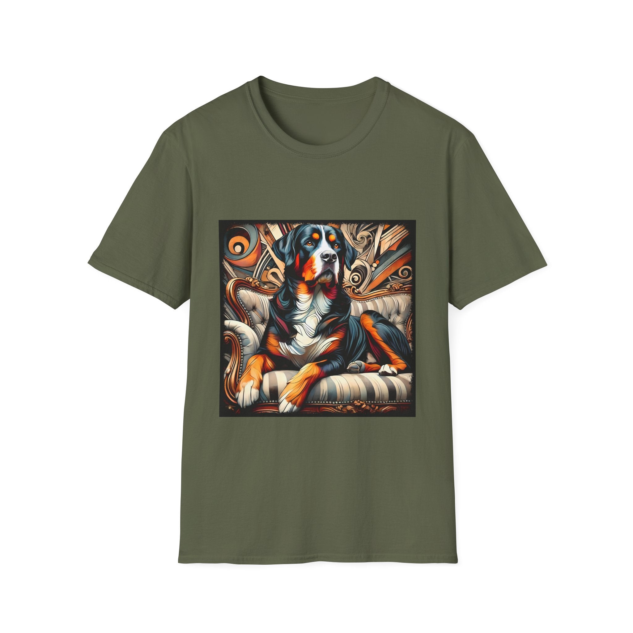 Swiss Mountain Dog Warm Rebel | Unisex Dog T-Shirt