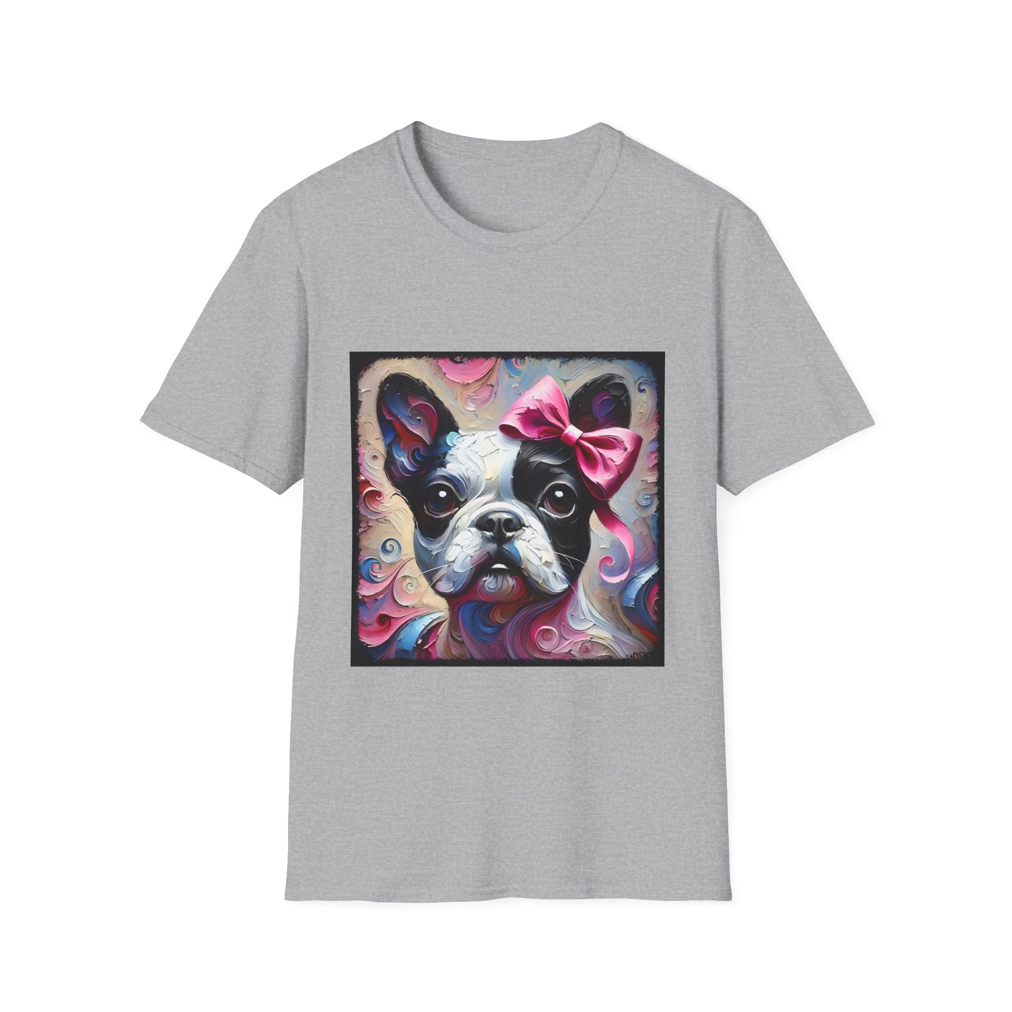 French Bulldog Textured Swirl | Unisex Dog T-Shirt