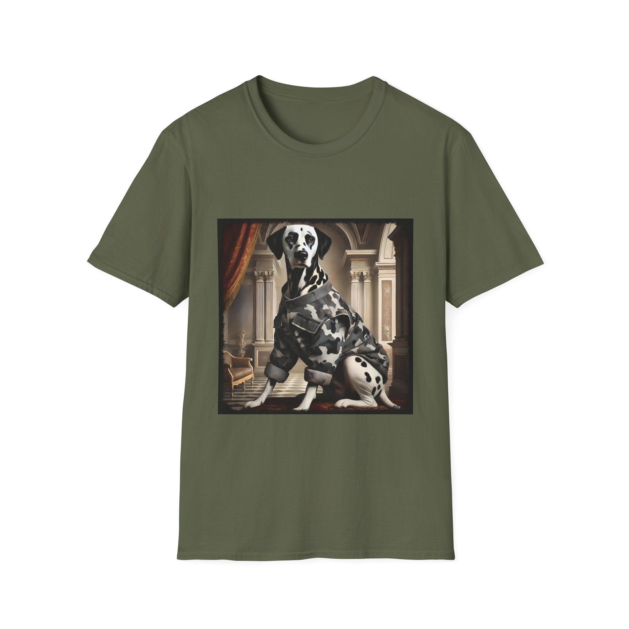 Dalmatian Camo Cutie | Unisex Dog T-Shirt