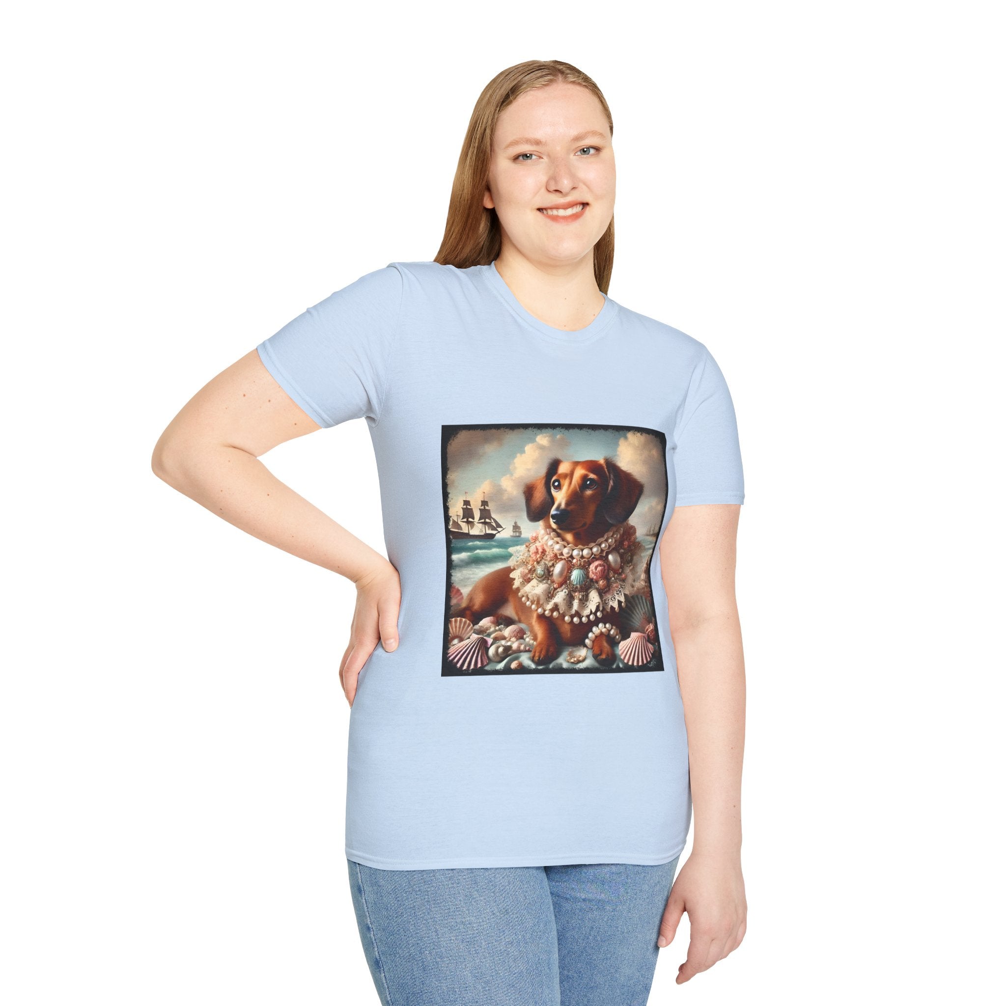 Dachshund Ocean Muse | Unisex Dog T-Shirt
