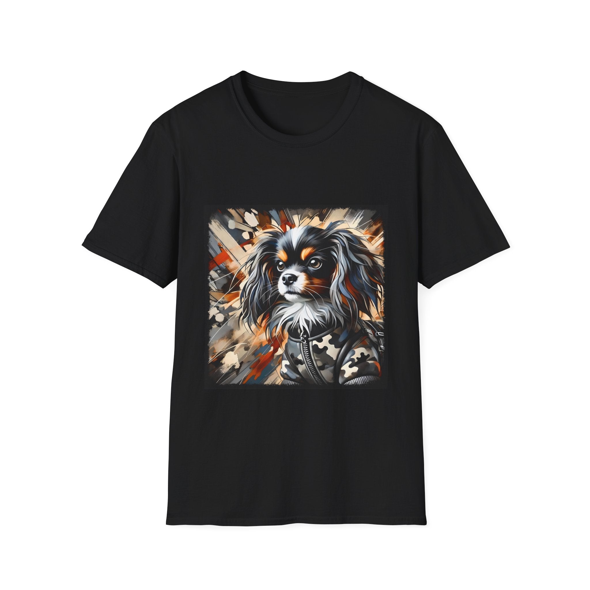 Cavalier King Charles Spaniel Bold Camo Classic | Unisex Dog T-Shirt