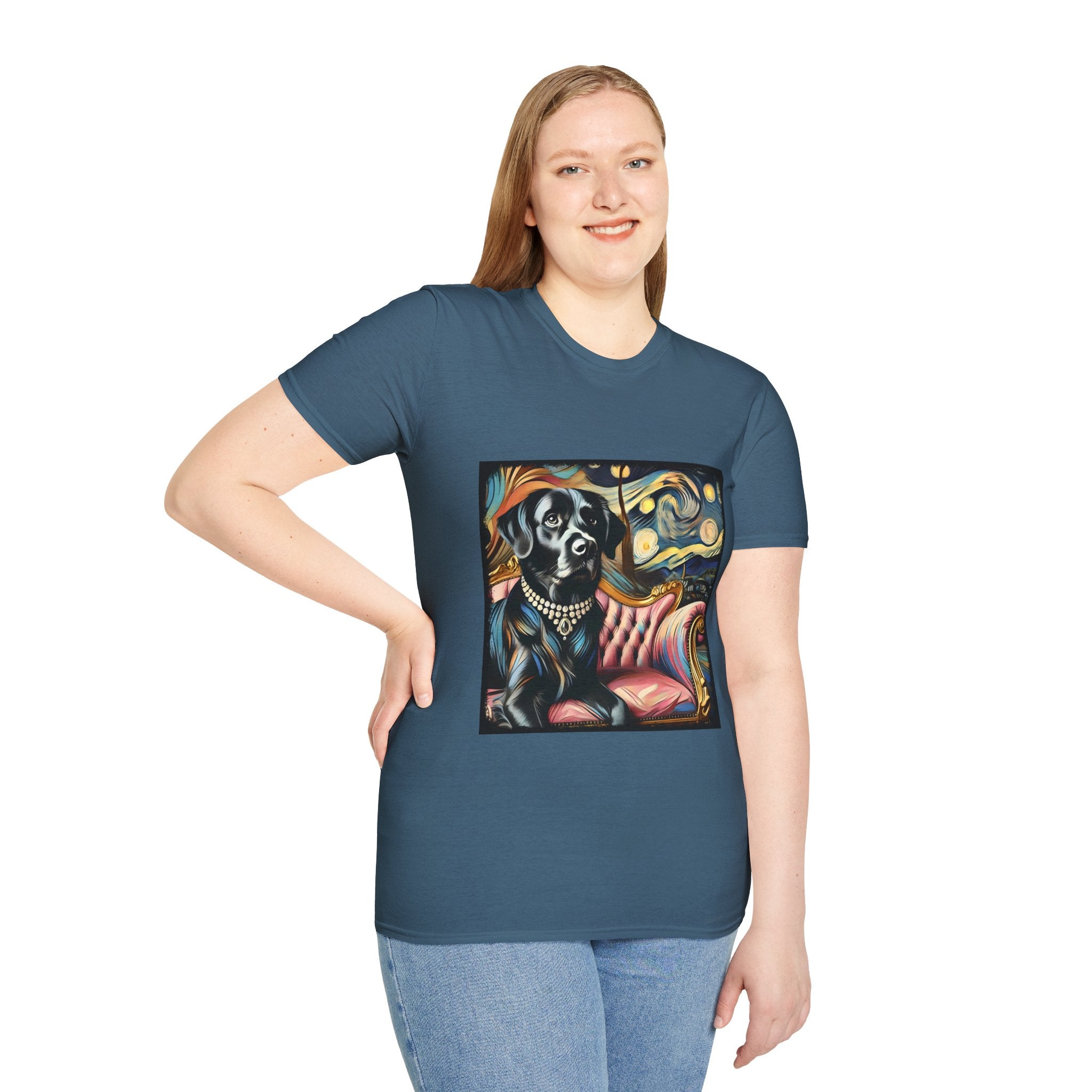 Labrador Retriever Starry Swirl | Unisex Dog T-Shirt