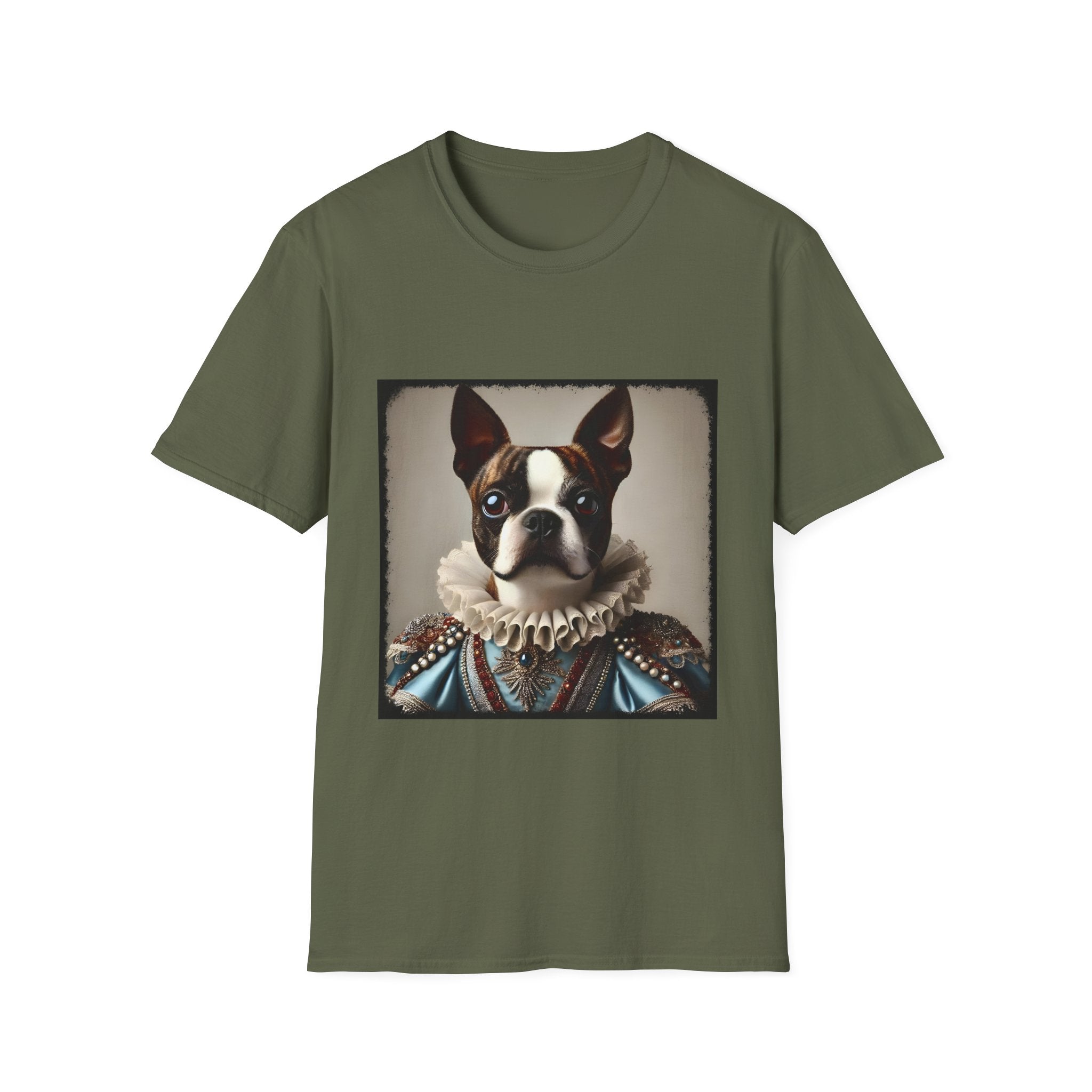 Boston Terrier Bougie Brindle | Unisex Dog T-Shirt