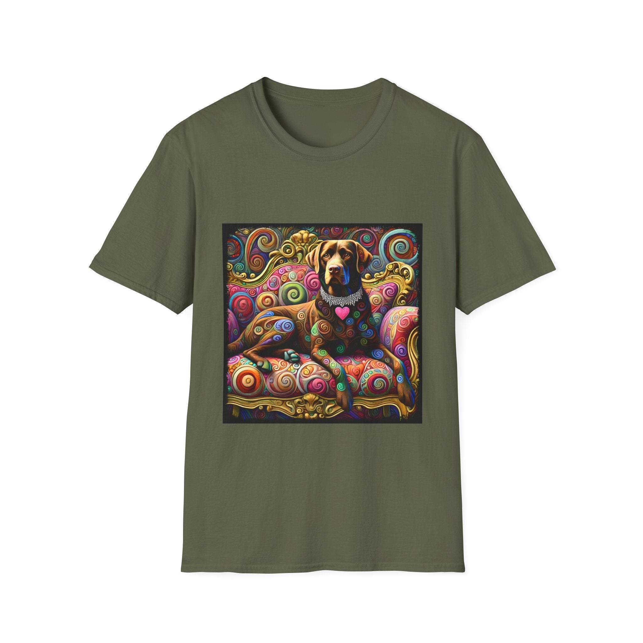 Labrador Retriever Love Swirl | Unisex Dog T-Shirt