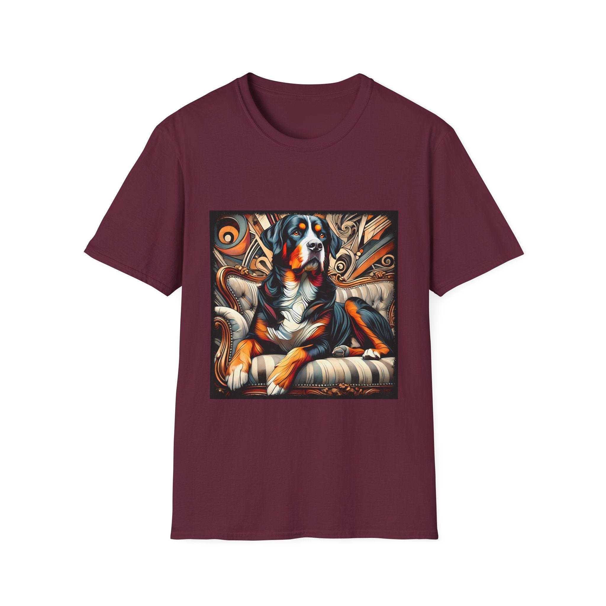 Swiss Mountain Dog Warm Rebel | Unisex Dog T-Shirt