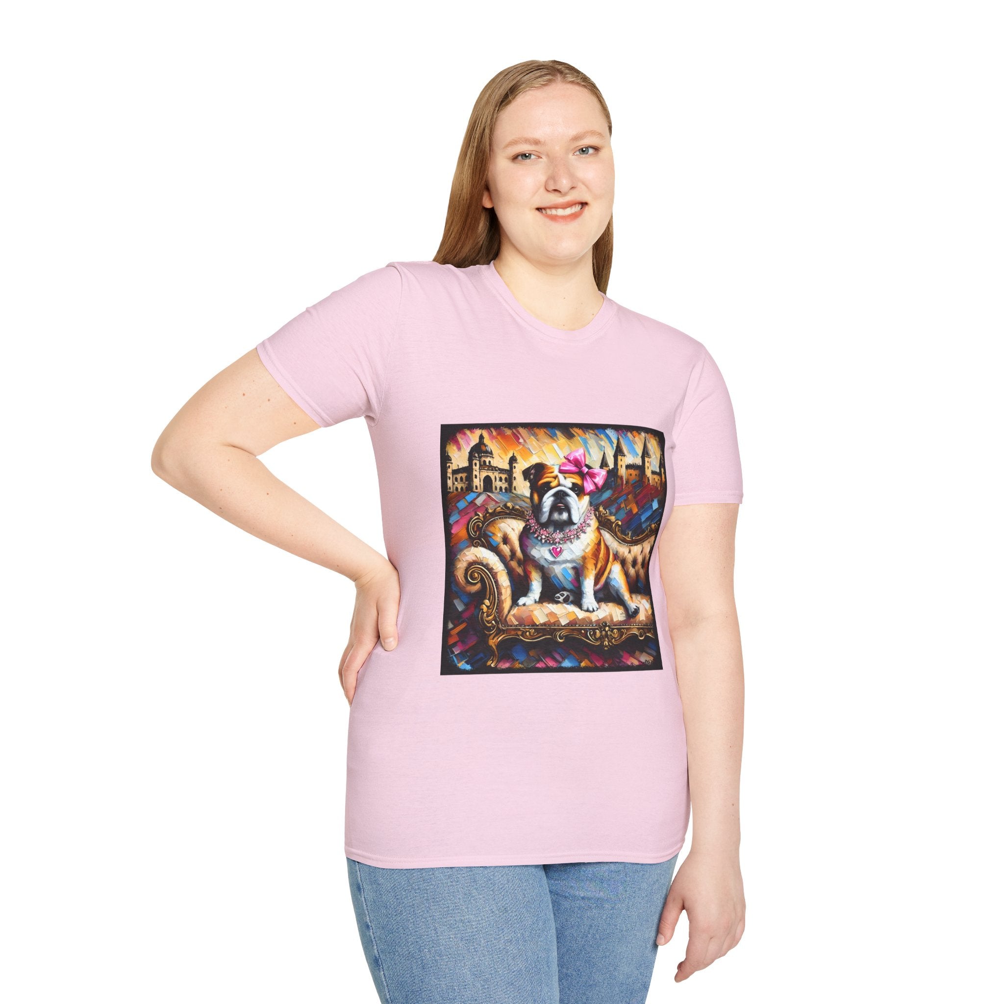 Bulldog Diamond Princess Classic | Unisex Dog T-Shirt
