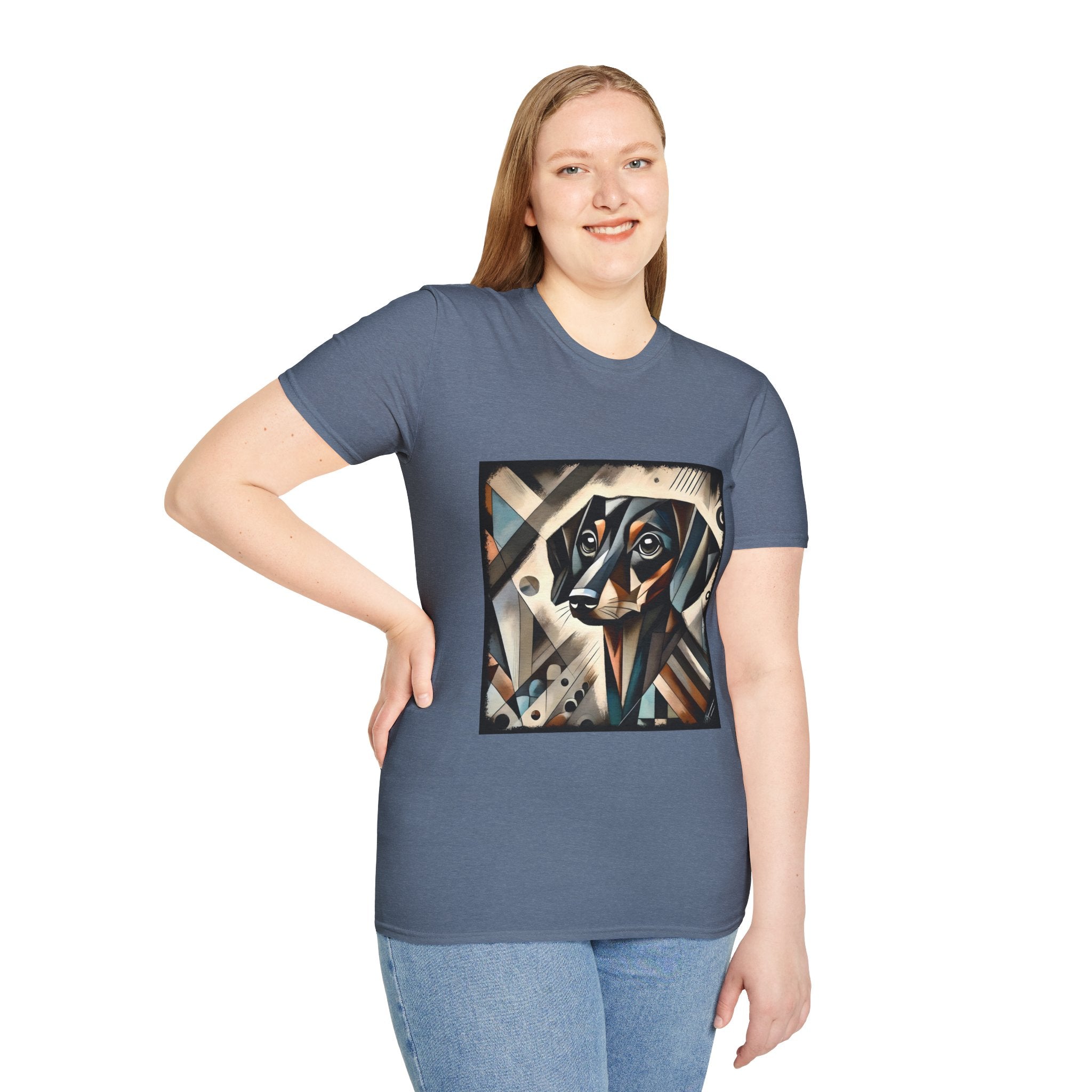 Dachshund Bold Geometric | Unisex Dog T-Shirt