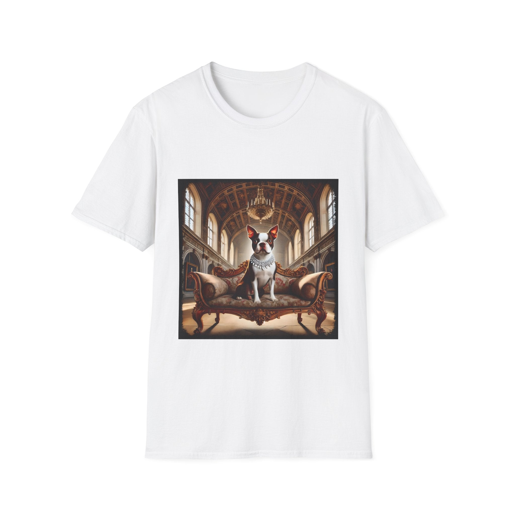 Boston Terrier Poised Princess  | Unisex Dog T-Shirt