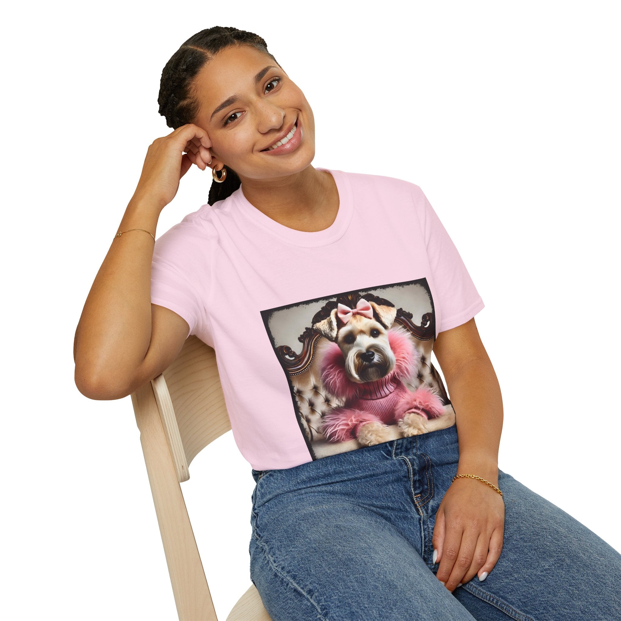 Wheaten Terrier Pink Diva | Unisex Dog T-Shirt