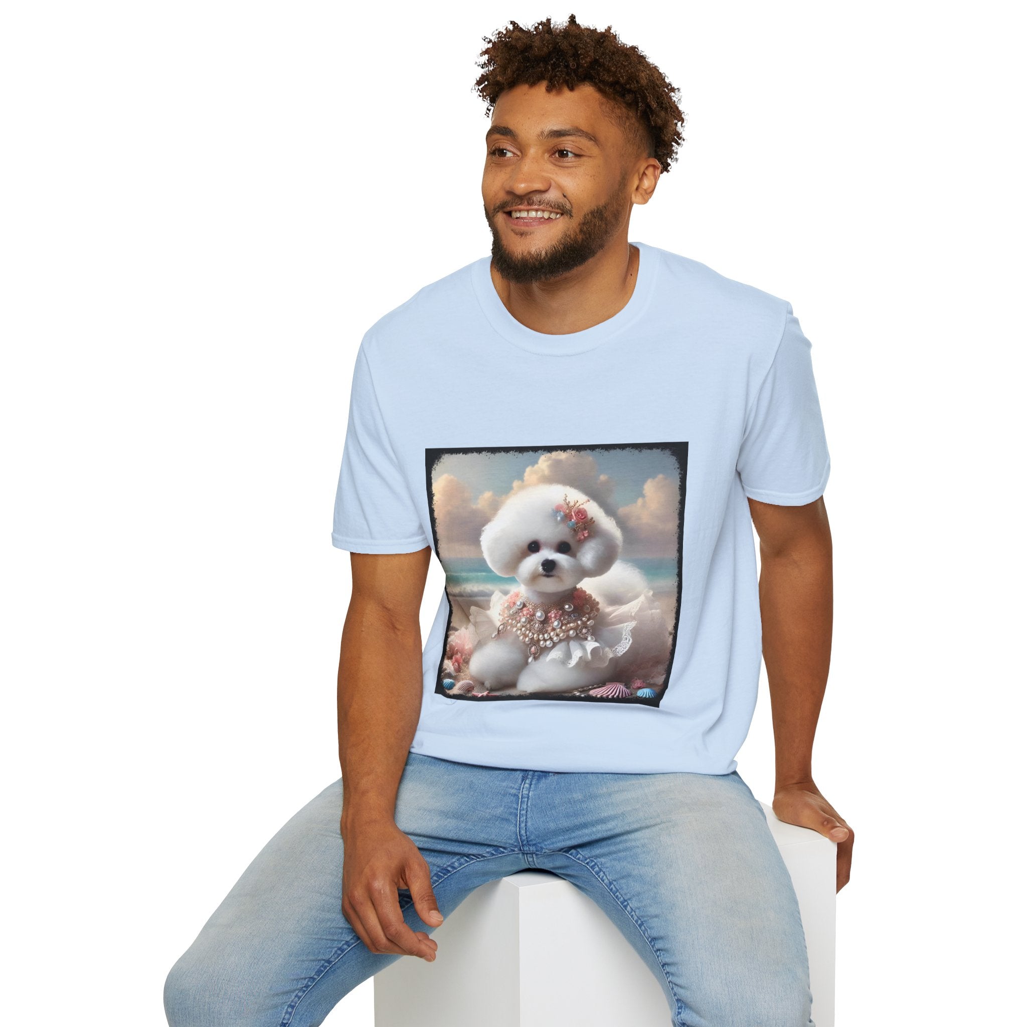 Bichon Frise Beach Beauty | Unisex Dog T-Shirt