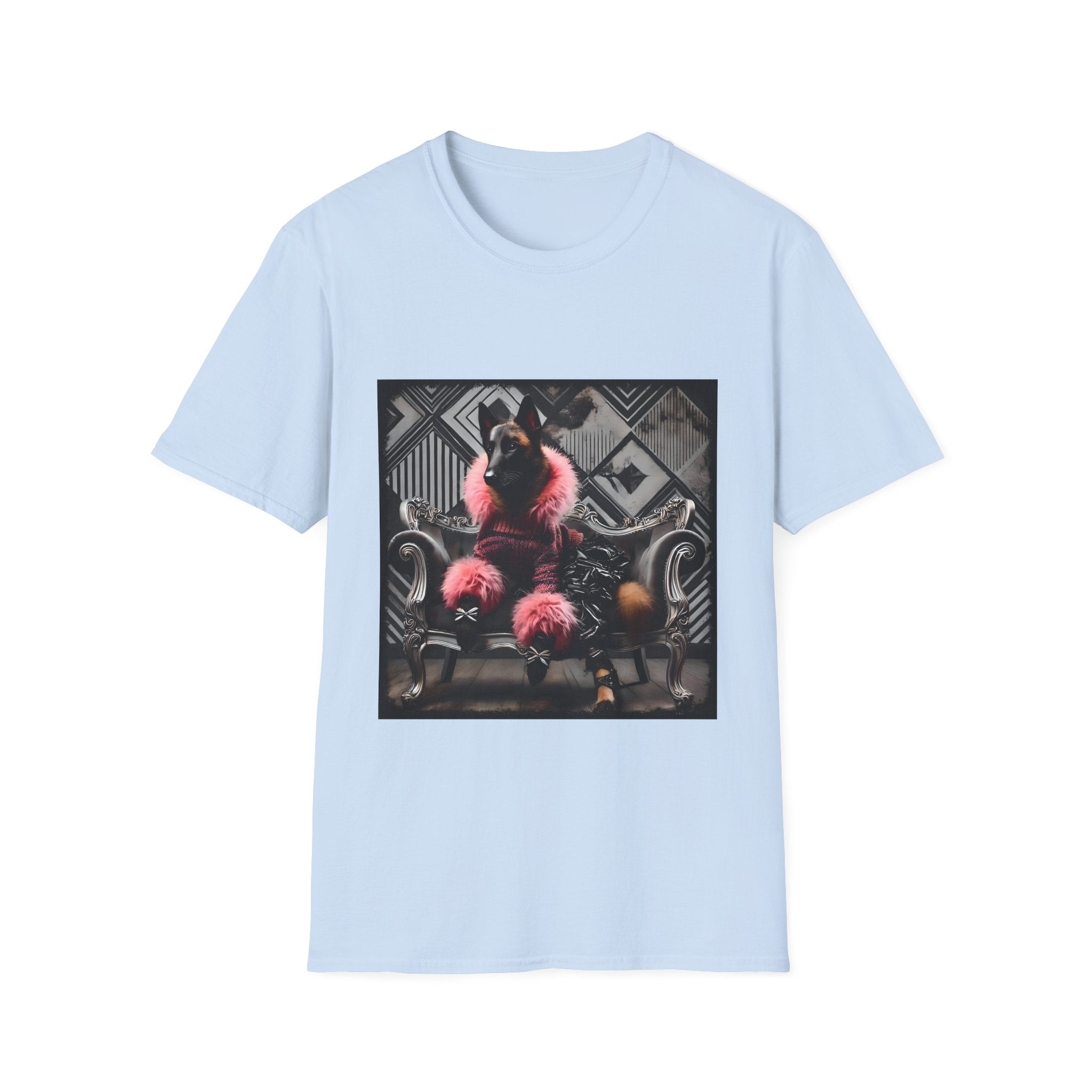 Belgian Malinois Chic Rocker | Unisex Dog T-Shirt