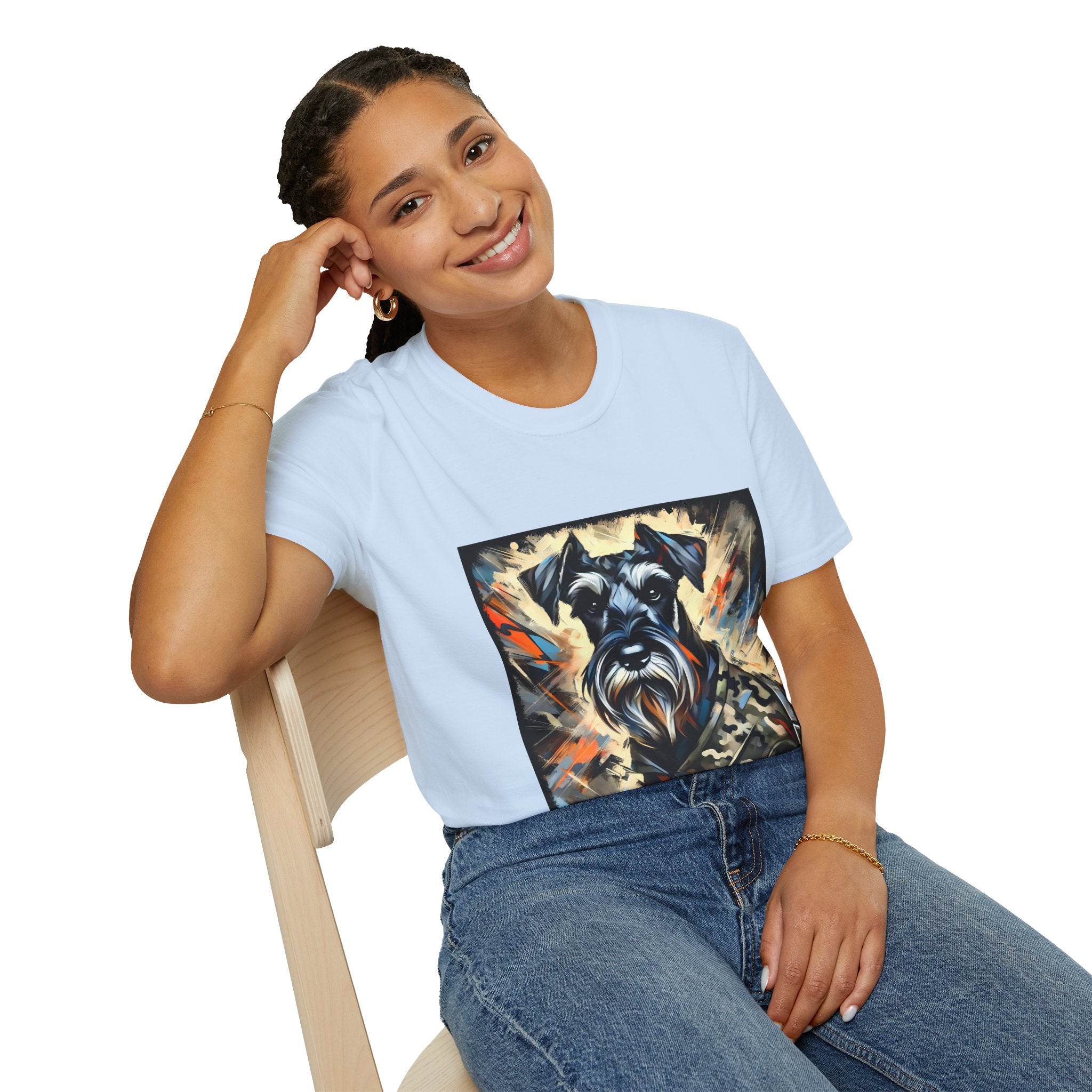 Schnauzer Bold Armor Classic | Unisex Dog T-Shirt