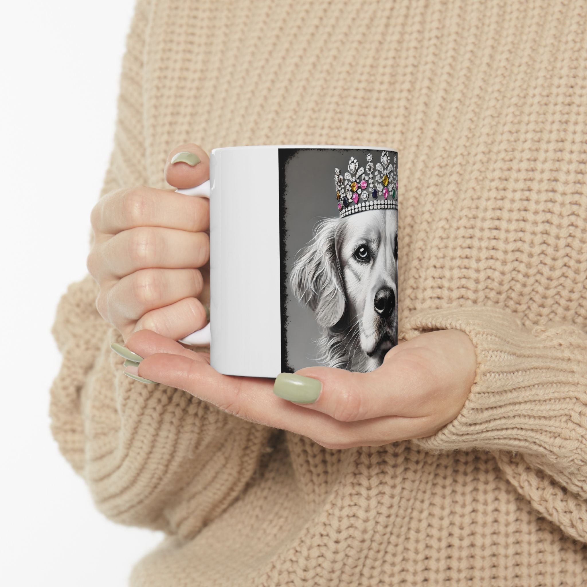Golden Retriever Iconic Princess | Dog Themed Ceramic Mug