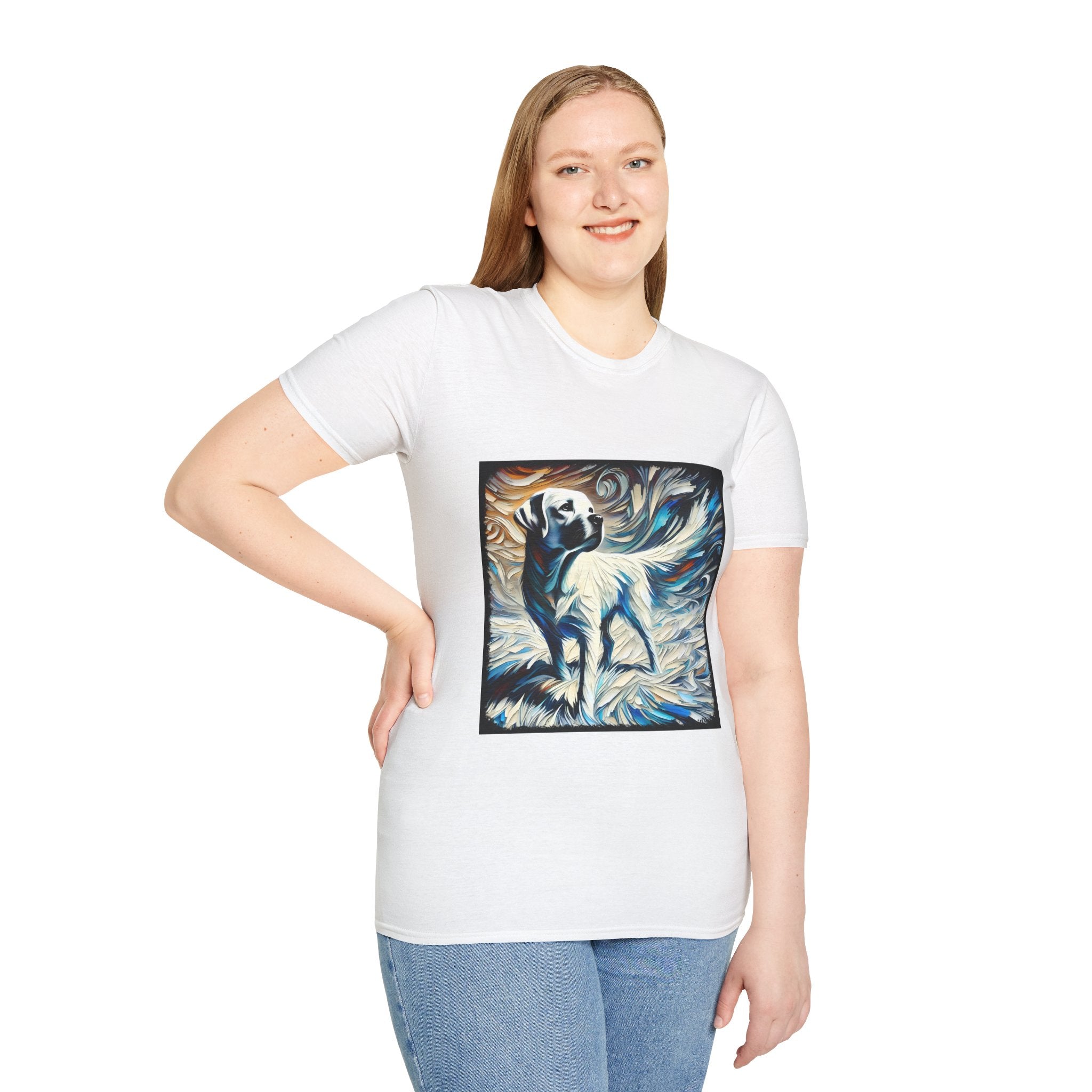 Labrador Retriever Snow Swirl | Unisex Dog T-Shirt
