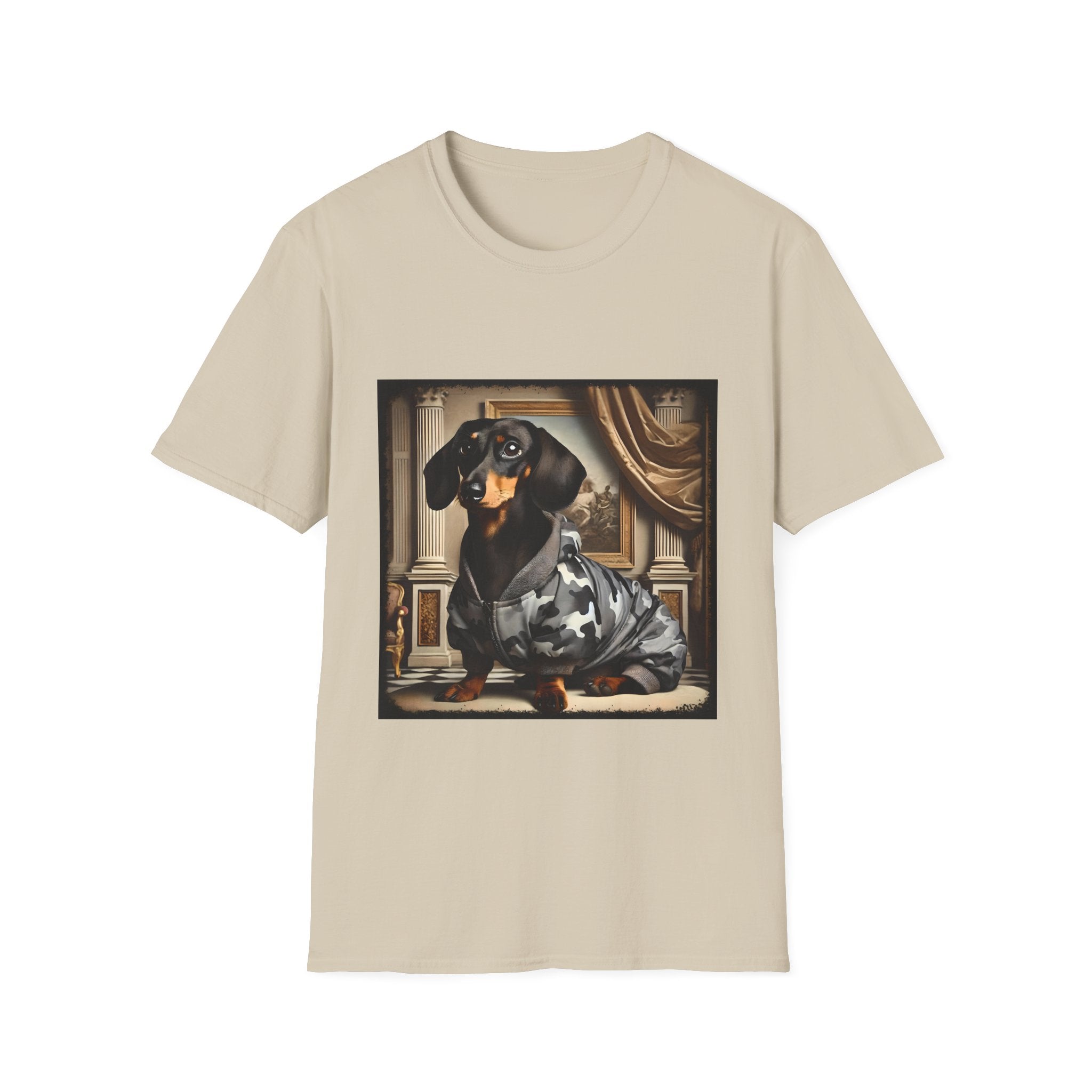 Dachshund Camo Cutie | Unisex Dog T-Shirt