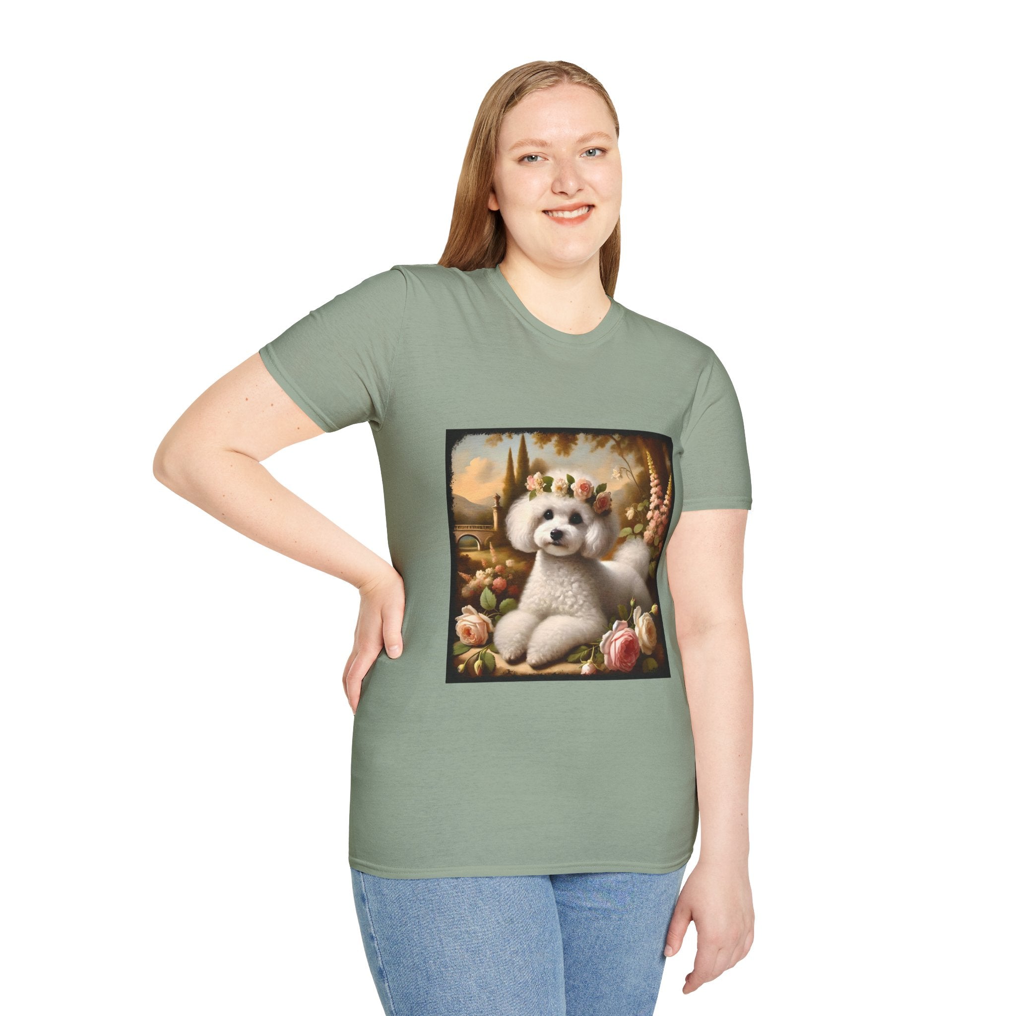 Poodle Botanical Beauty | Unisex Dog T-Shirt