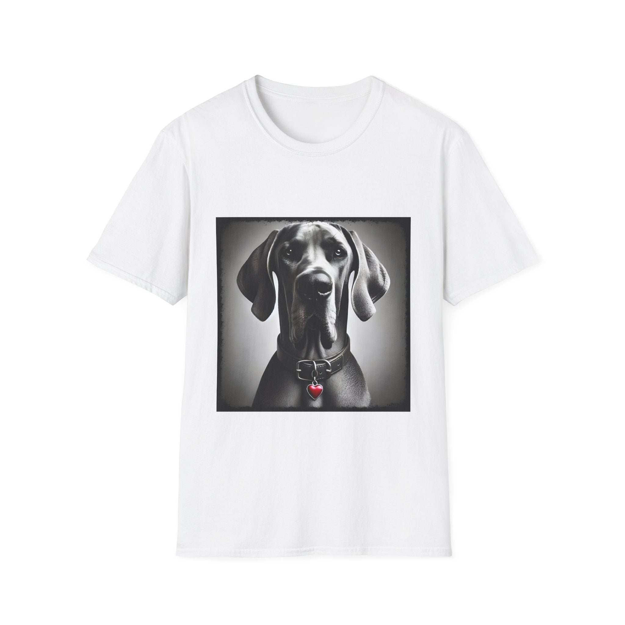 Great Dane Heart Charm | Unisex Dog T-Shirt