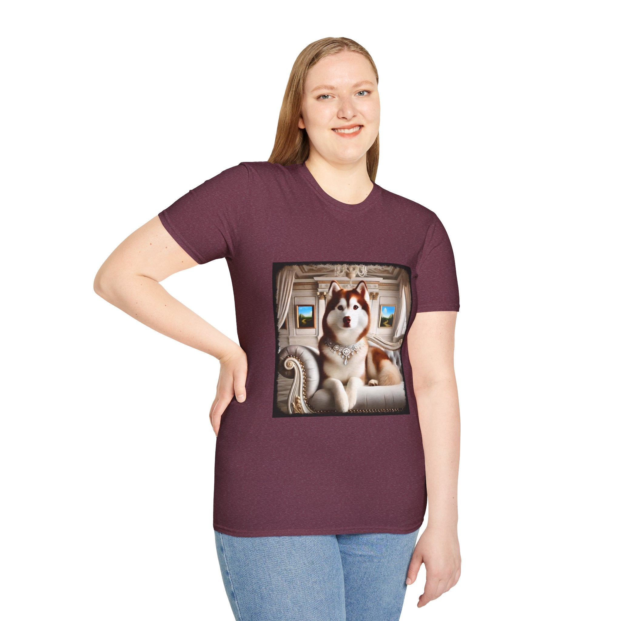 Siberian Husky Red Princess | Unisex Dog T-Shirt