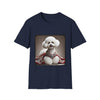 Bichon Frise Crimson Cutie | Unisex Dog T-Shirt
