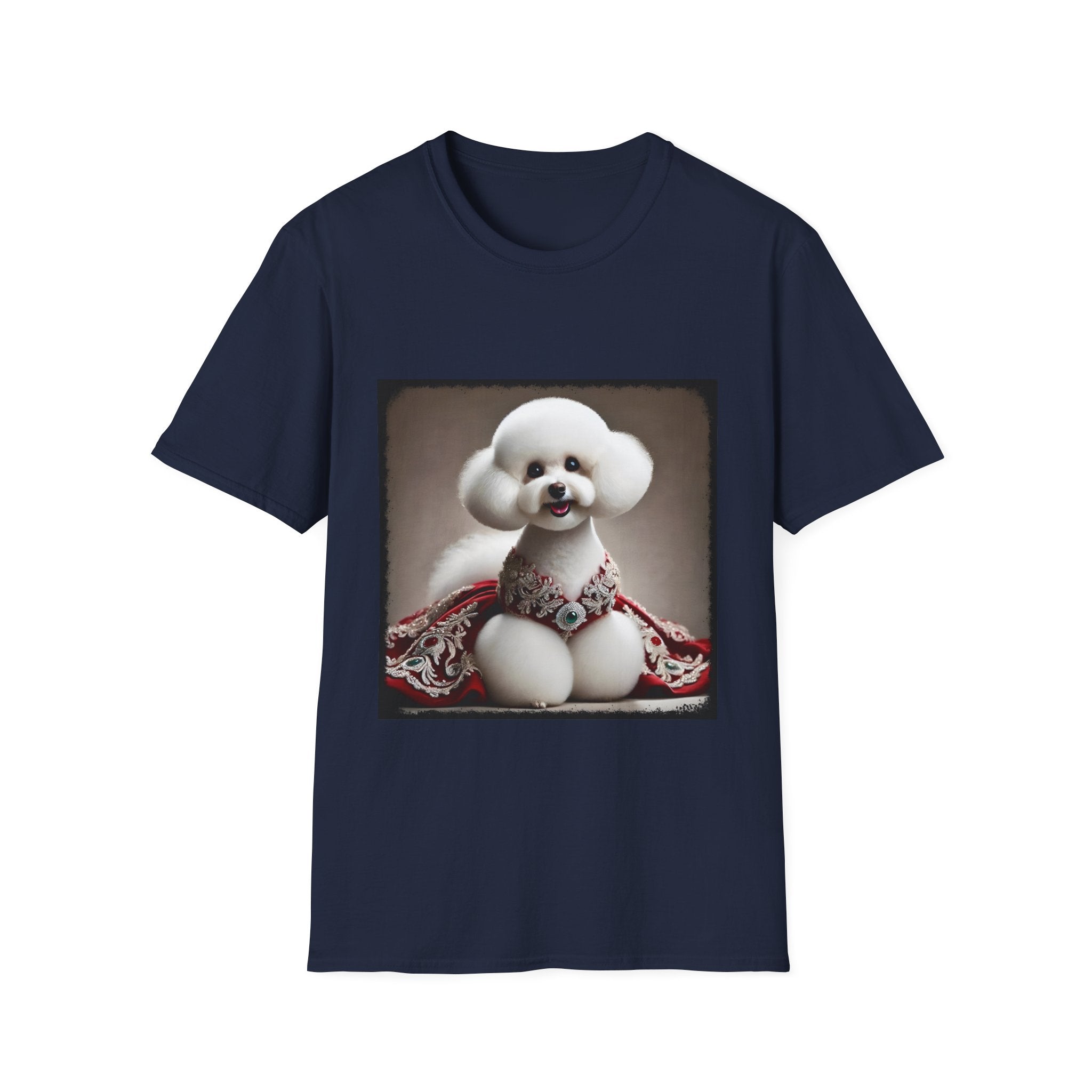 Bichon Frise Crimson Cutie | Unisex Dog T-Shirt