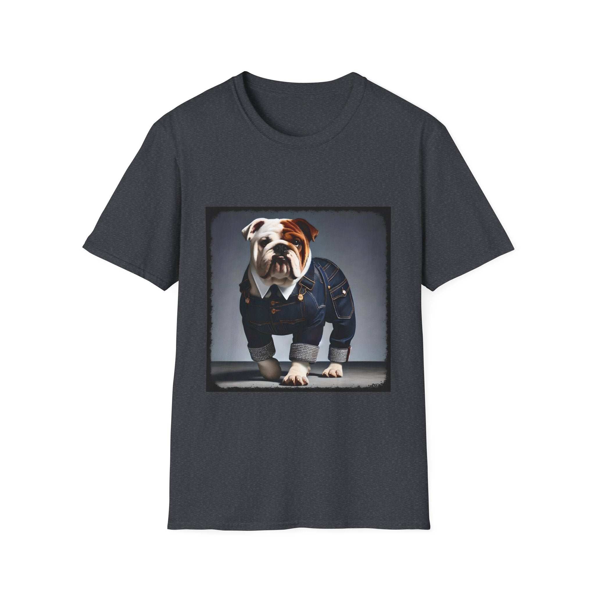Bulldog Denim Diva | Unisex Dog T-Shirt