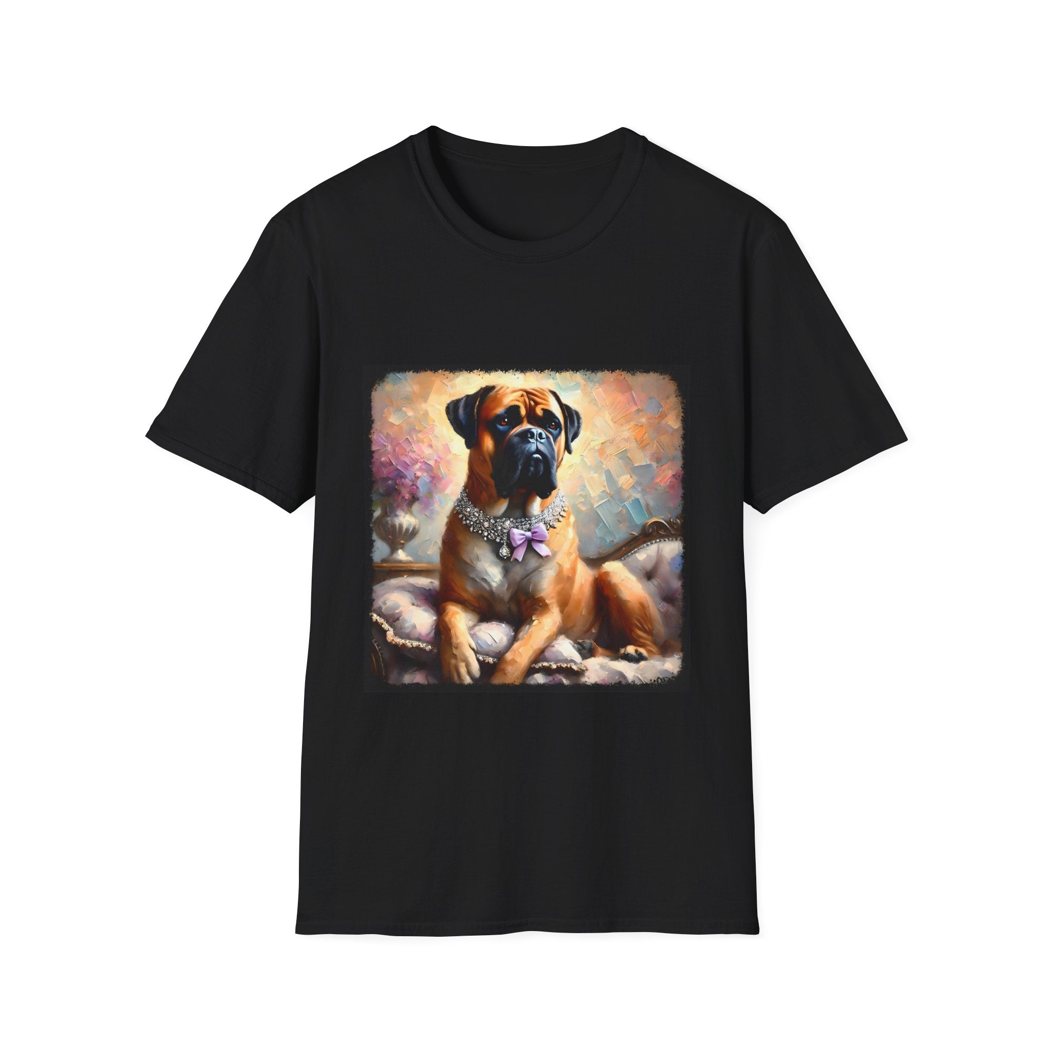 Bullmastiff Purple Bow Classic | Unisex Dog T-Shirt