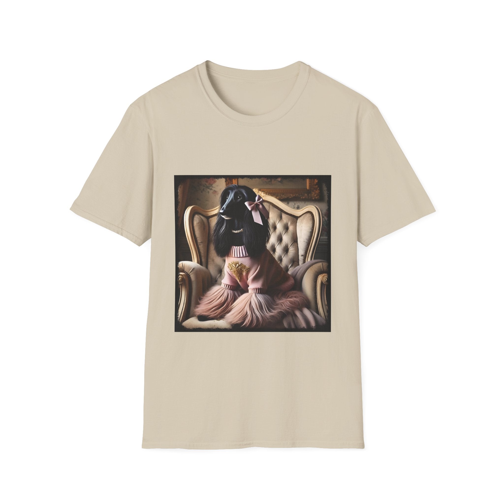Afghan Hound Pink Posh | Unisex Dog T-Shirt