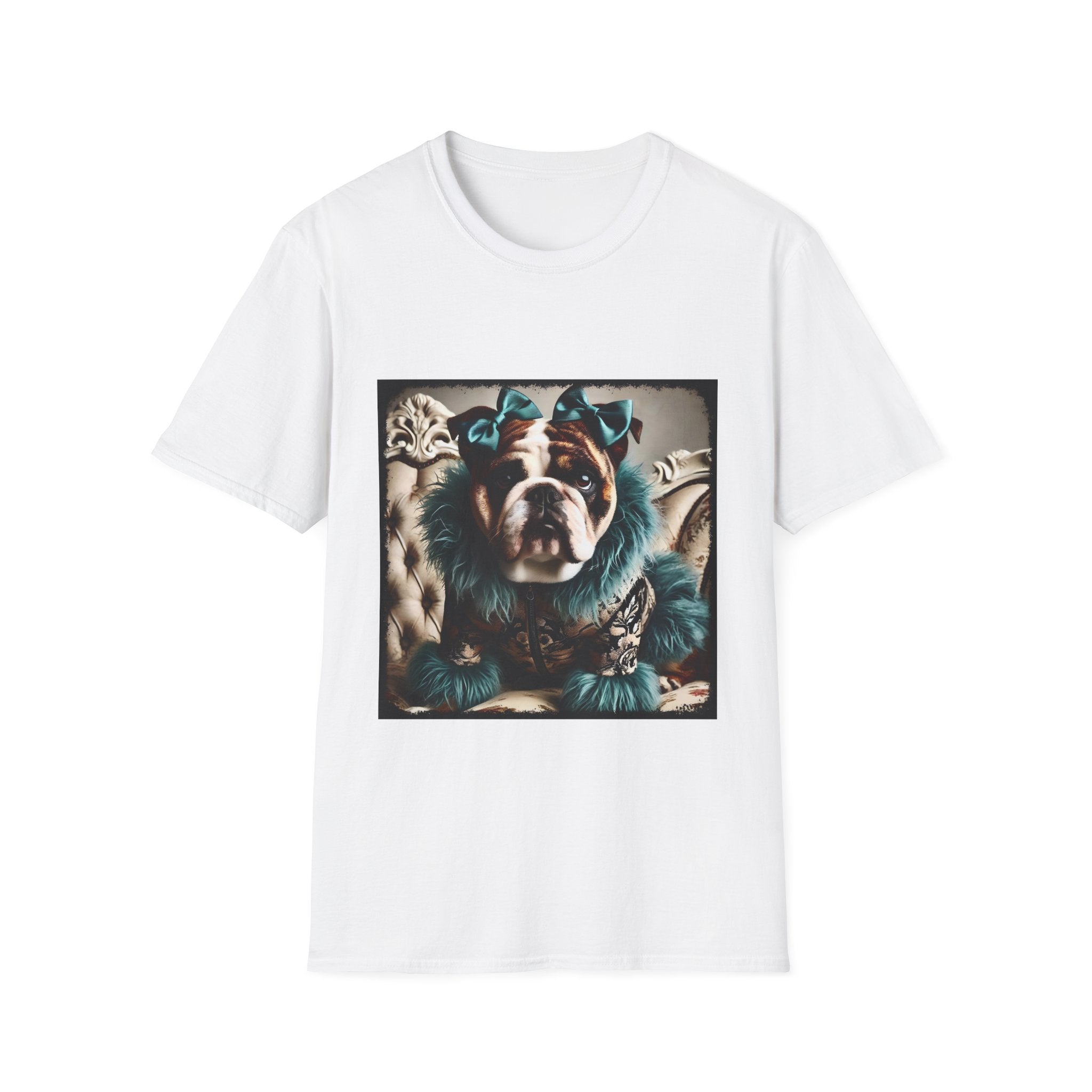 Bulldog Fur Fashionista | Unisex Dog T-Shirt