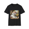 Bichon Frise Rose Pup | Unisex Dog T-Shirt