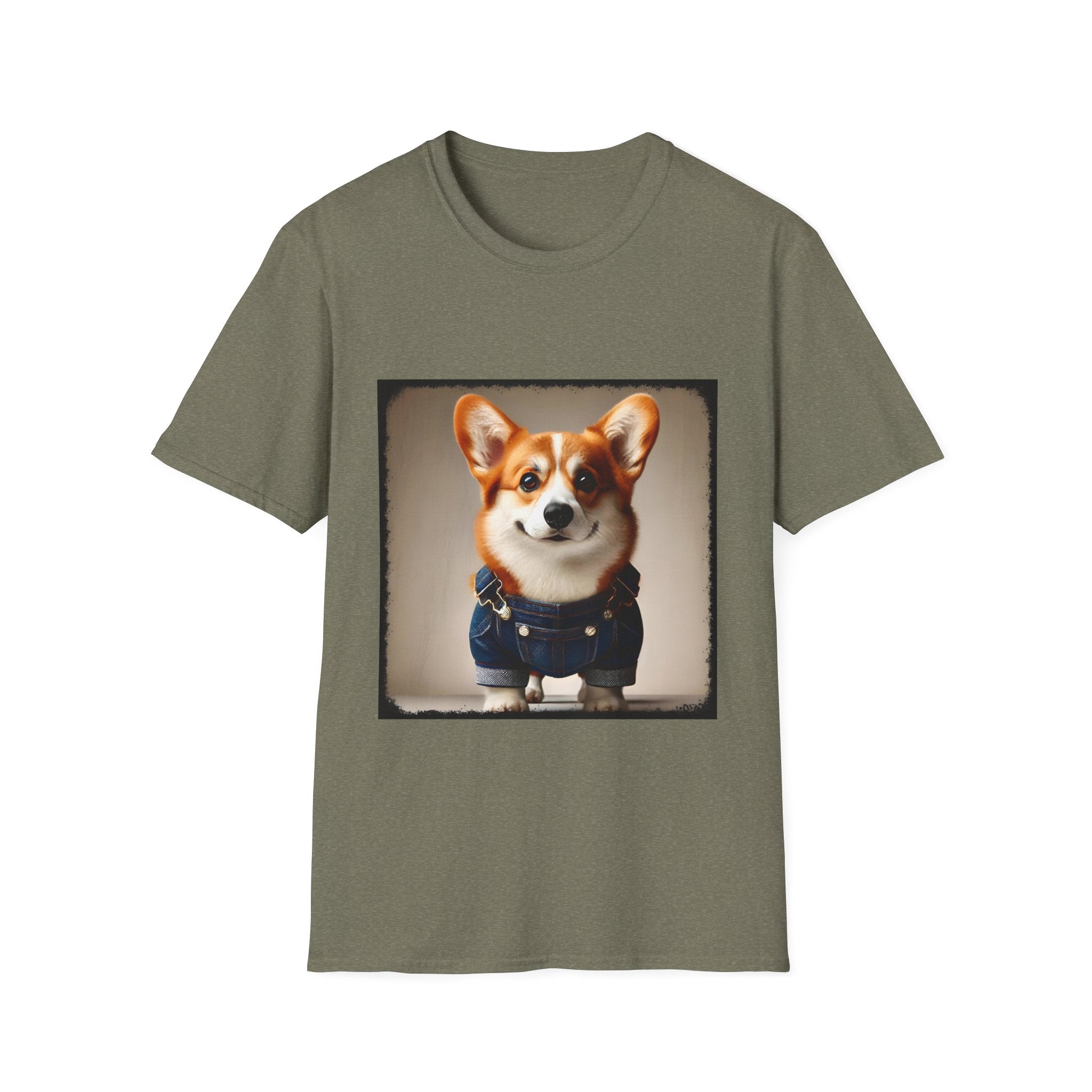 Pembroke Welsh Corgi Denim Dream | Unisex Dog T-Shirt