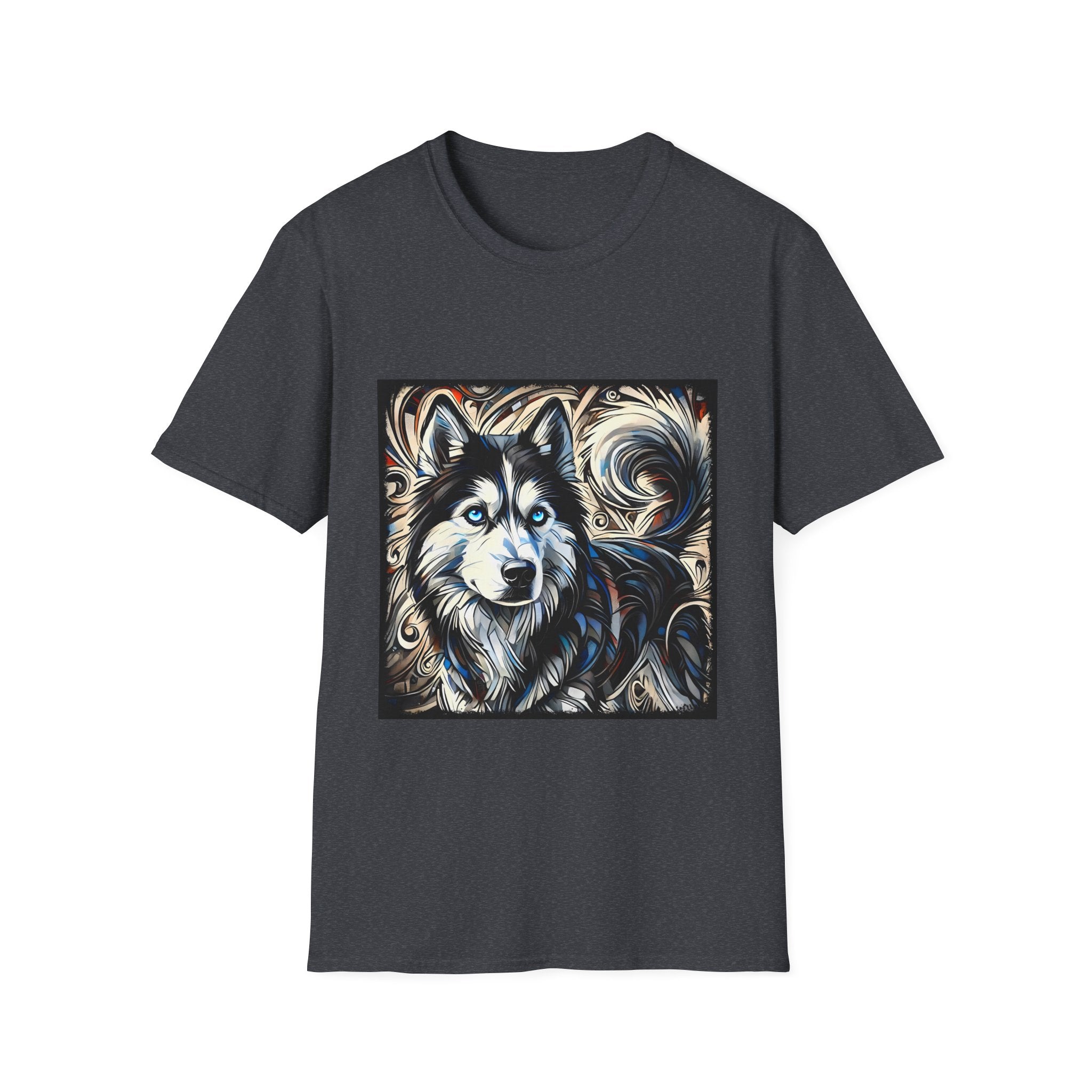 Siberian Husky Ice Swirl | Unisex Dog T-Shirt