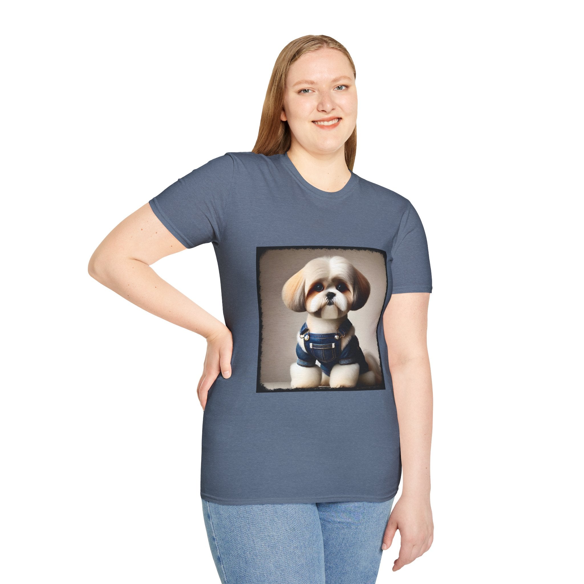 Shih Tzu Denim Doll | Unisex Dog T-Shirt
