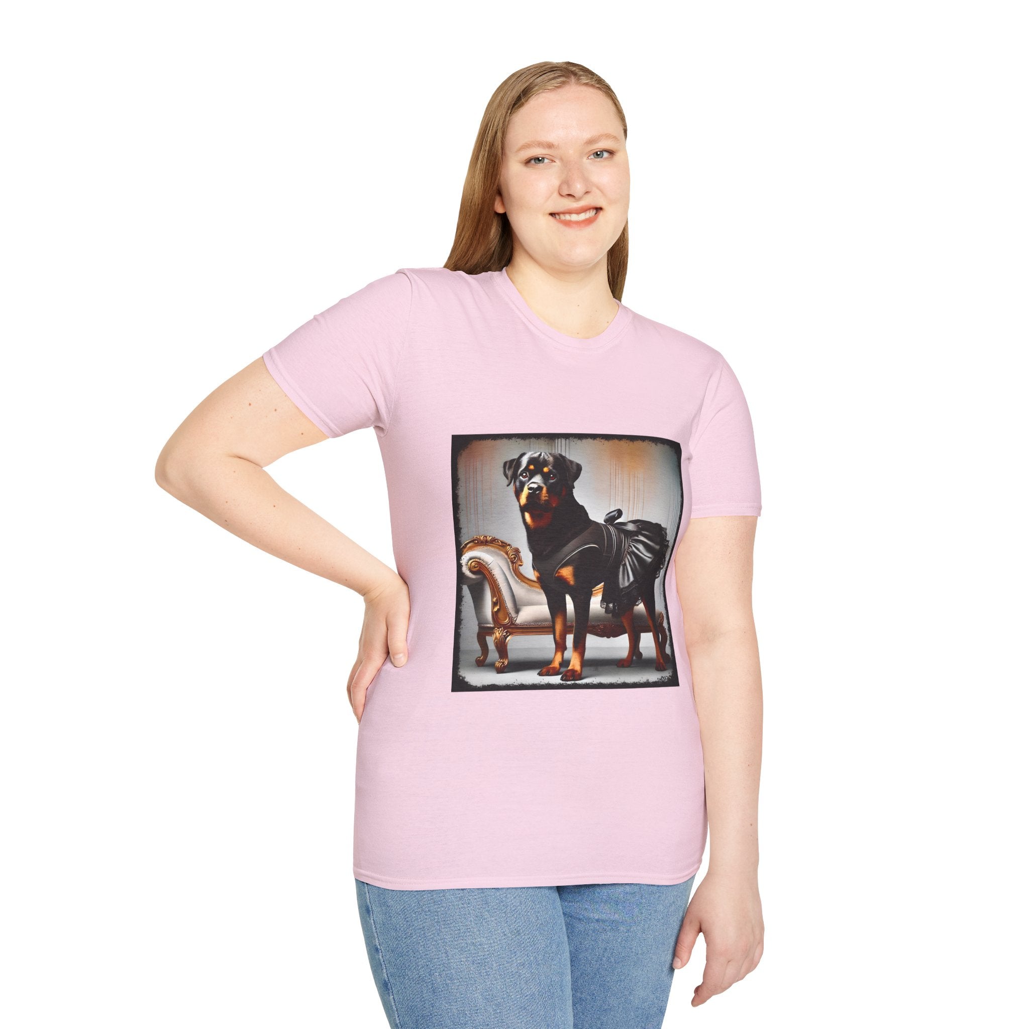 Rottweiler Leather & Lace | Unisex Dog T-Shirt