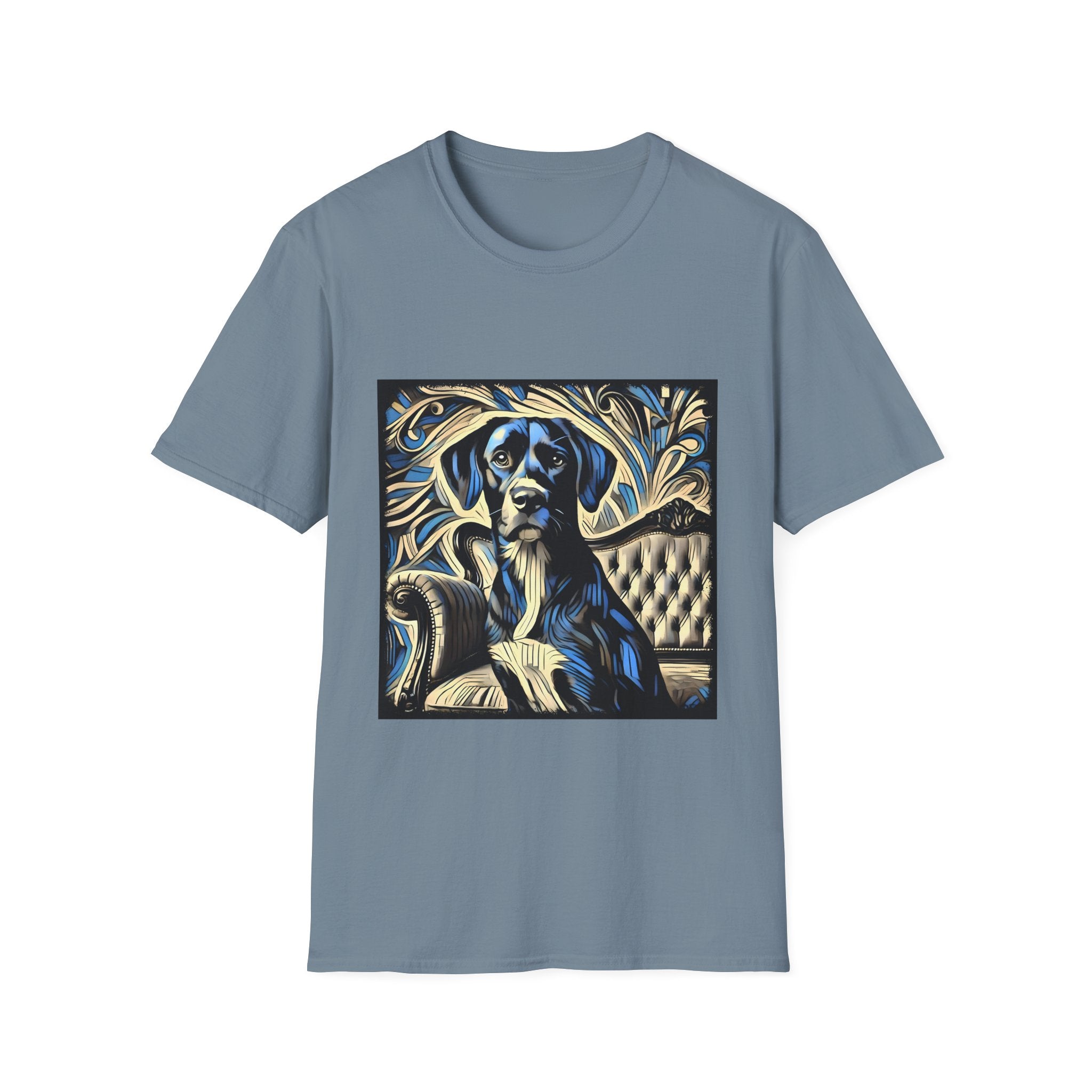 Labrador Retriever Blue Swirl | Unisex Dog T-Shirt