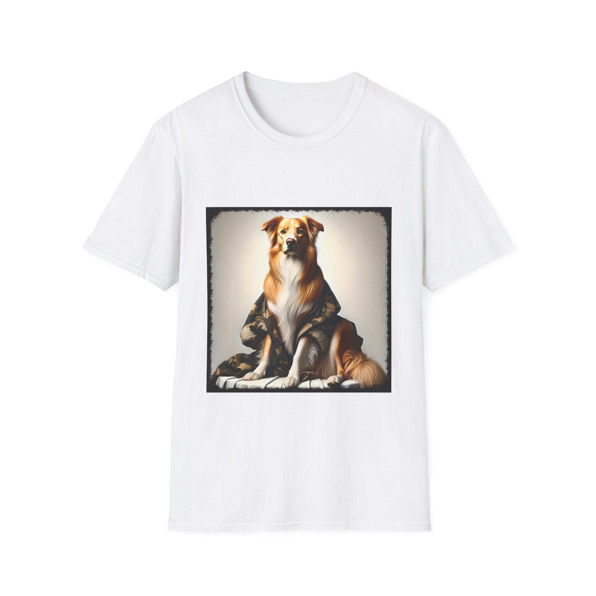 Border Collie Chic Camo  | Unisex Dog T-Shirt