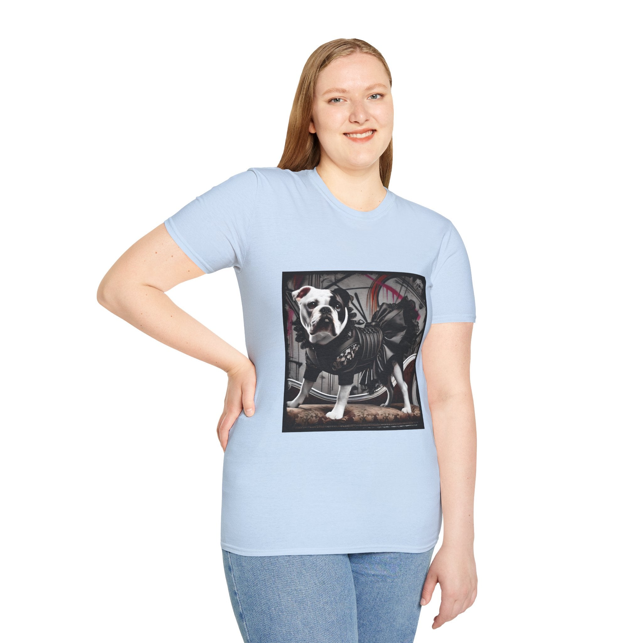 Bulldog Chic Charm | Unisex Dog T-Shirt