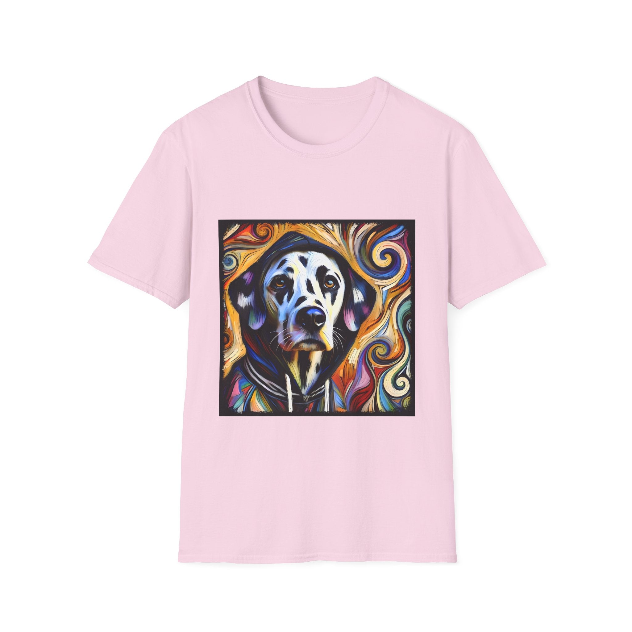 Dalmatian Relaxed Swirl | Unisex Dog T-Shirt
