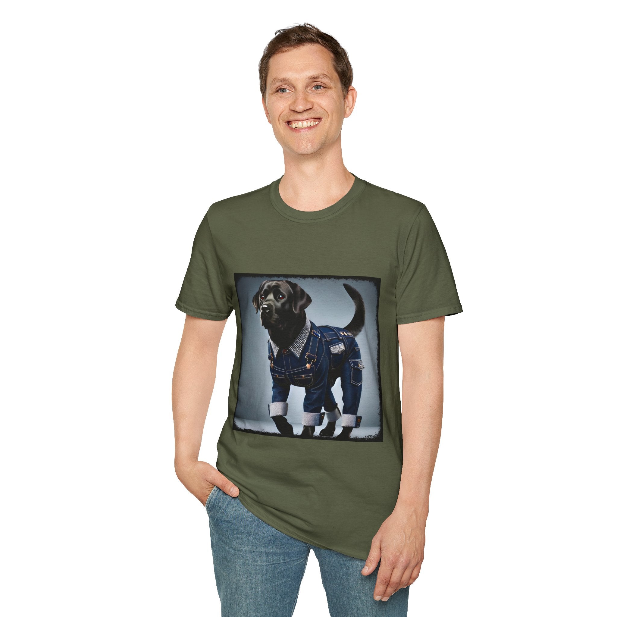 Labrador Retriever Denim Mood | Unisex Dog T-Shirt