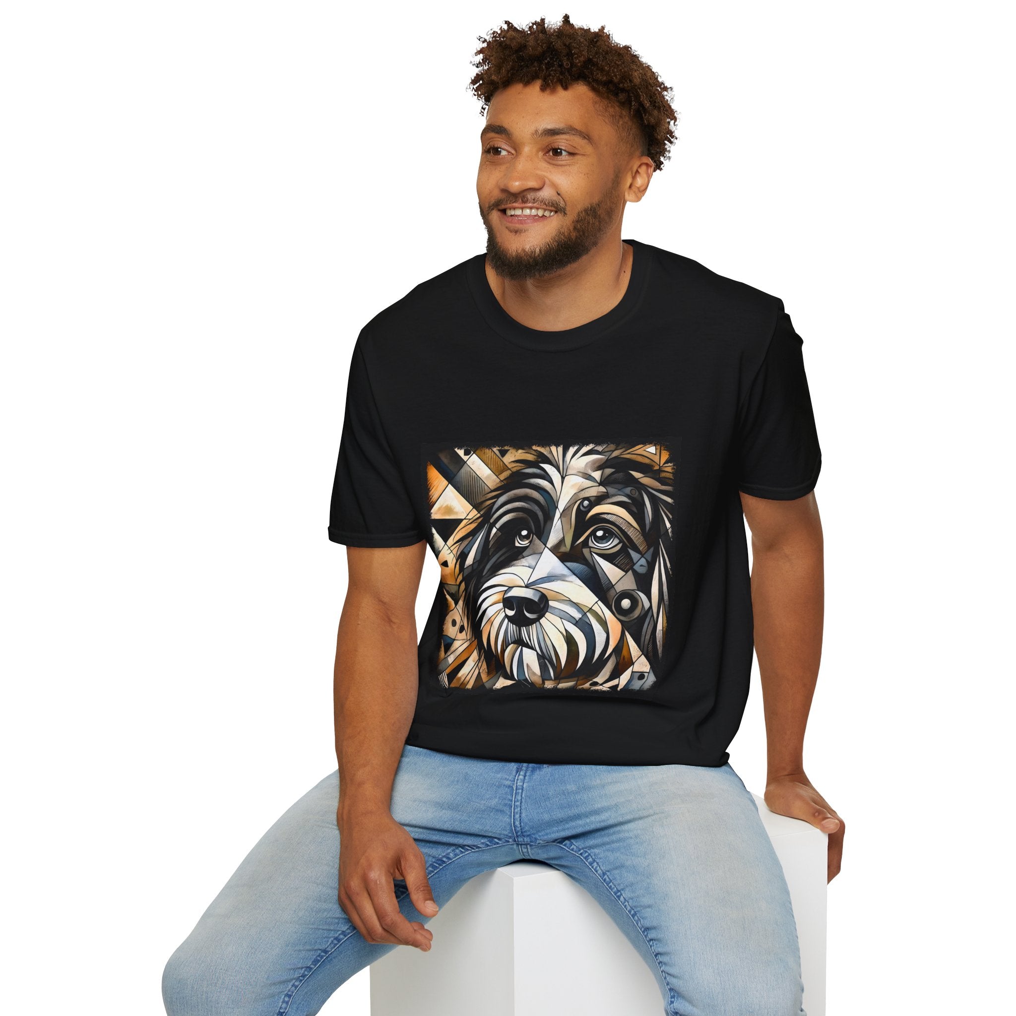 Bernedoodle Bold Geometric | Unisex Dog T-Shirt