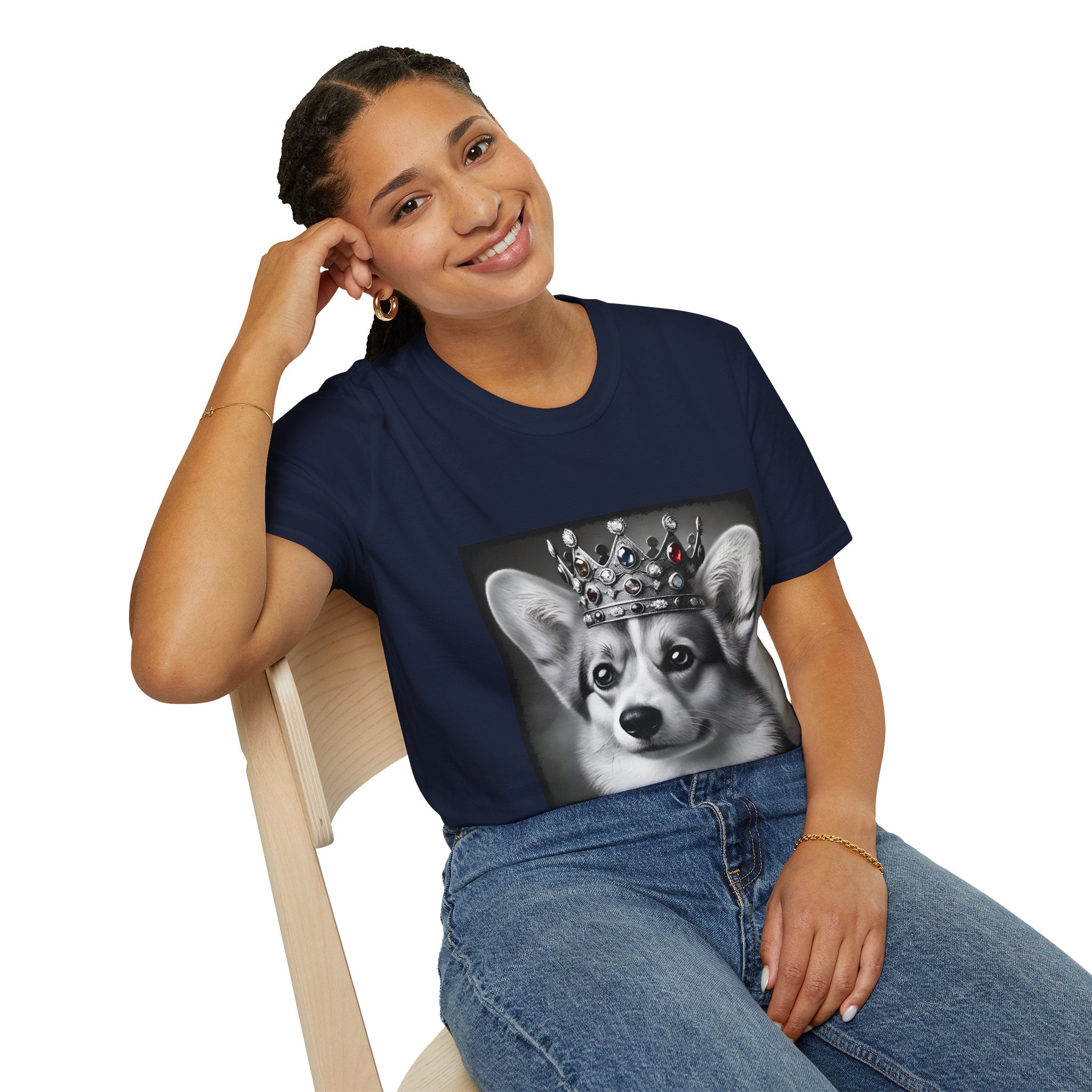 Pembroke Welsh Corgi Royal Bark | Unisex Dog T-Shirt
