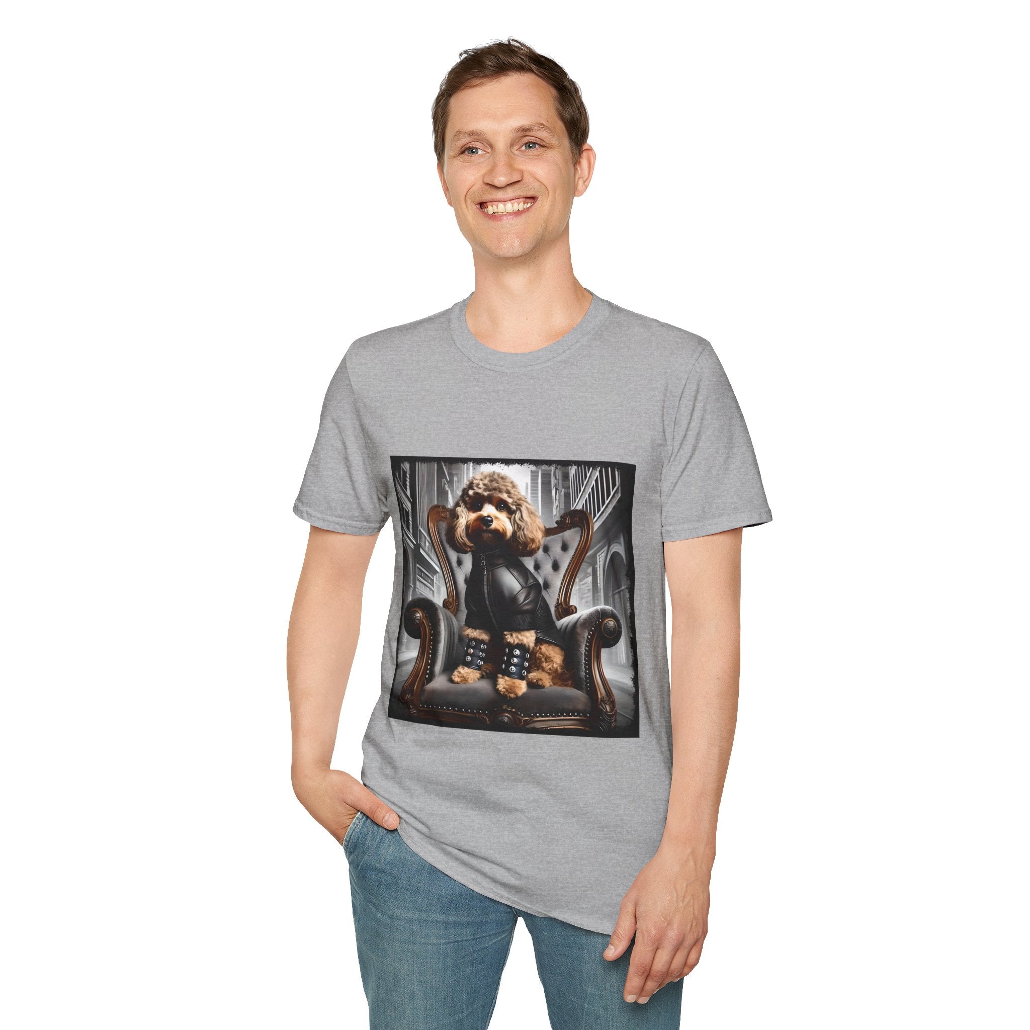 Cavapoo Leather Rebel | Unisex Dog T-Shirt