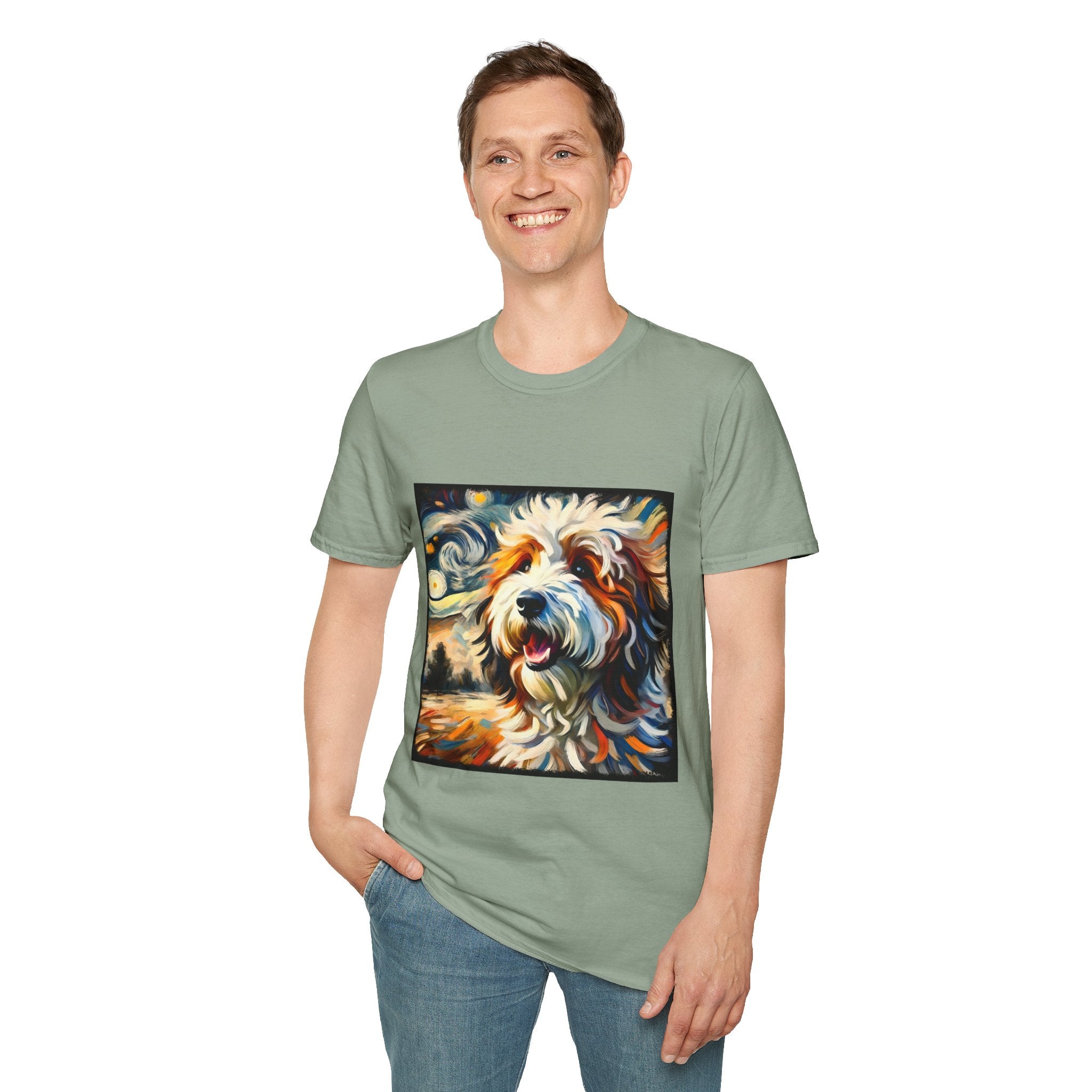 Bernedoodle Vivid Swirl | Unisex Dog T-Shirt