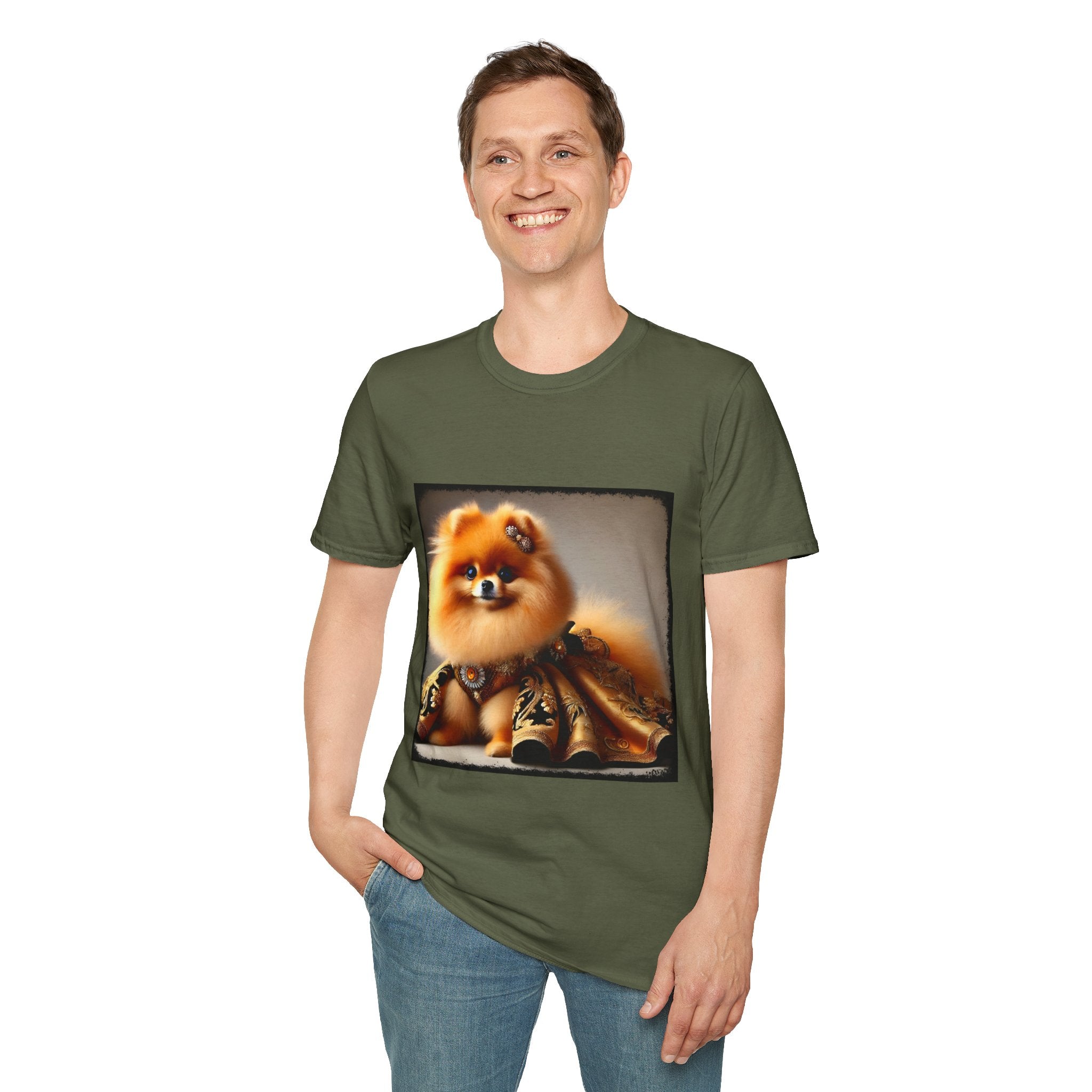 Pomeranian Golden Gal | Unisex Dog T-Shirt