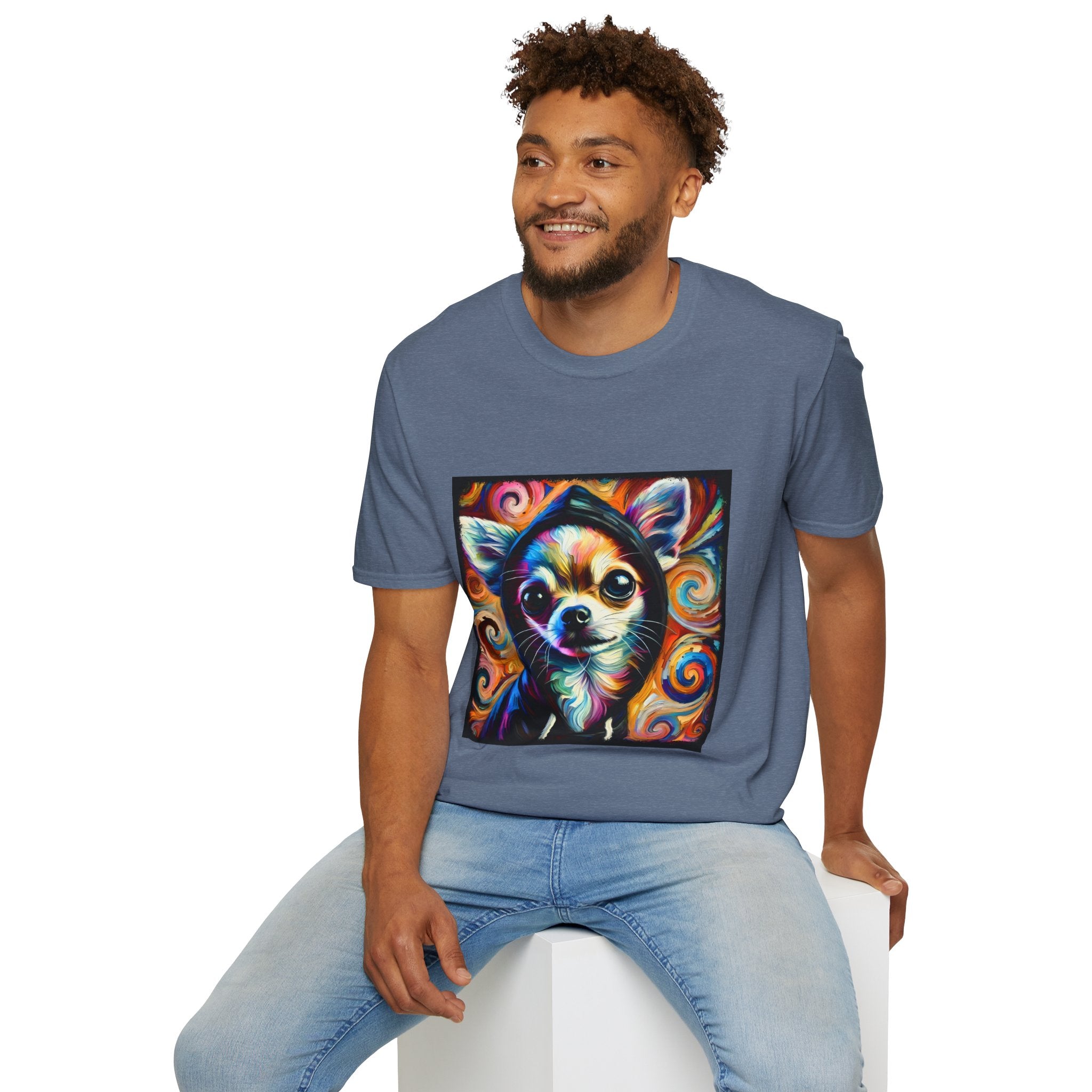 Chihuahua Relaxed Swirl | Unisex Dog T-Shirt