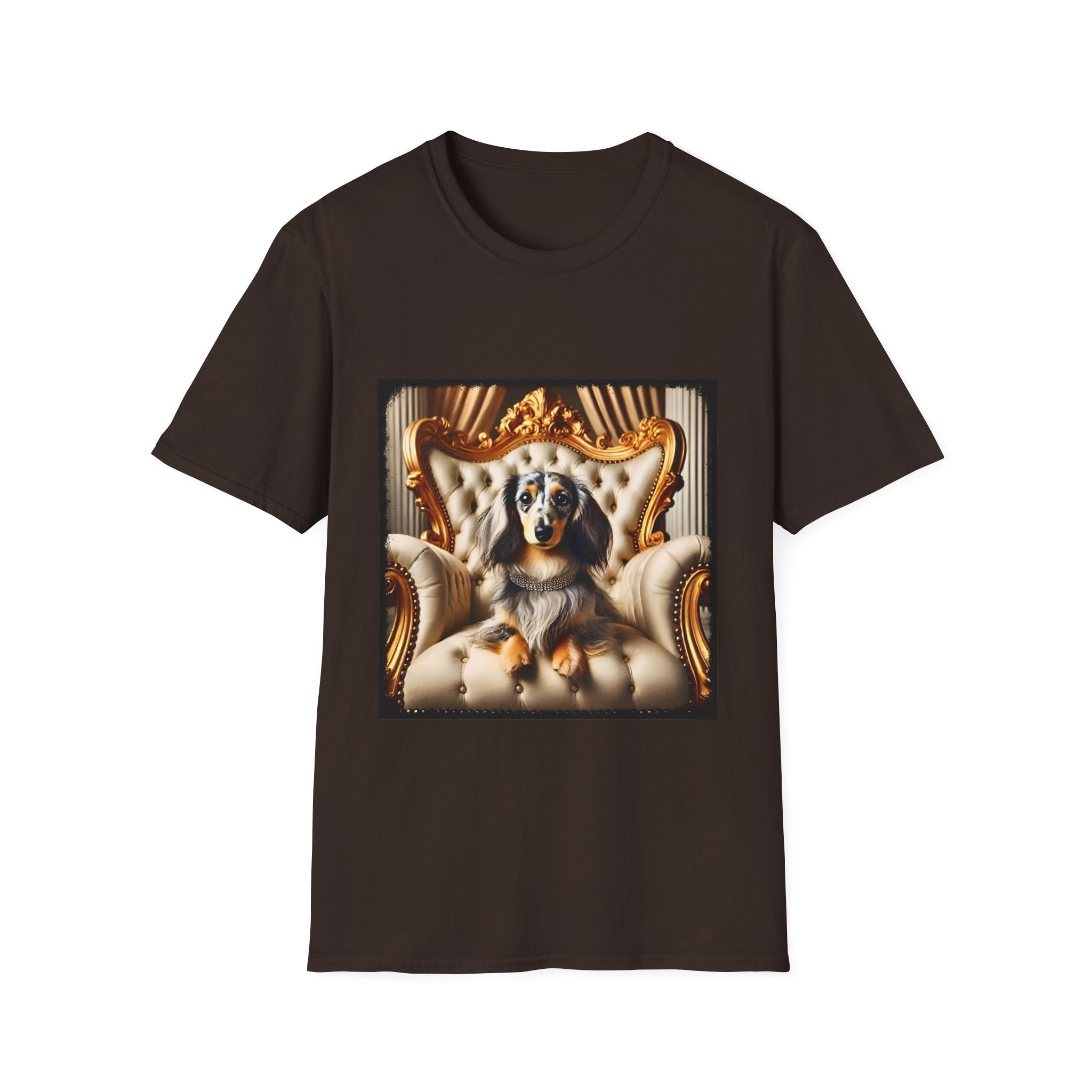 Dachshund Golden Glamour | Unisex Dog T-Shirt