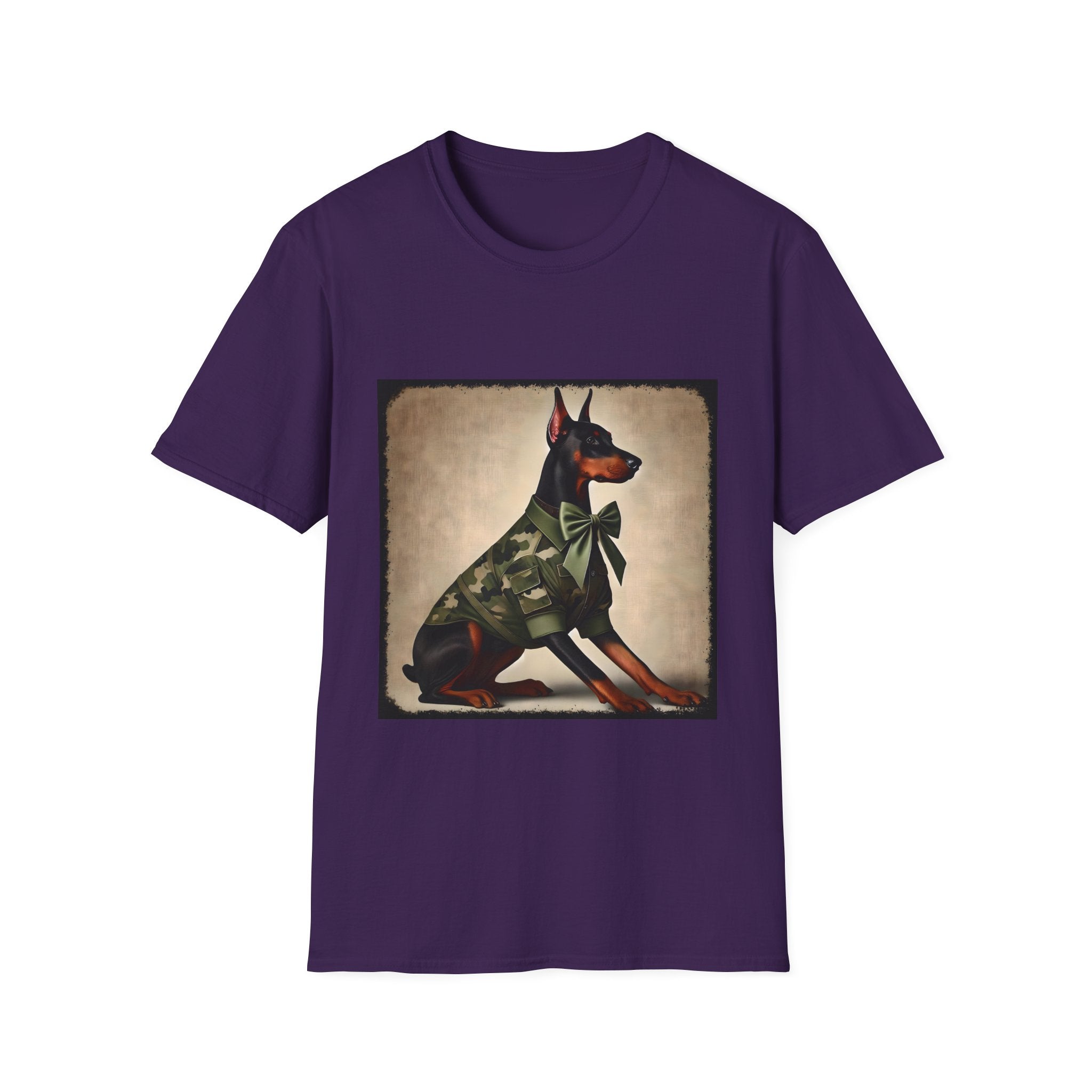 Doberman Pinscher Camo Cutie | Unisex Dog T-Shirt