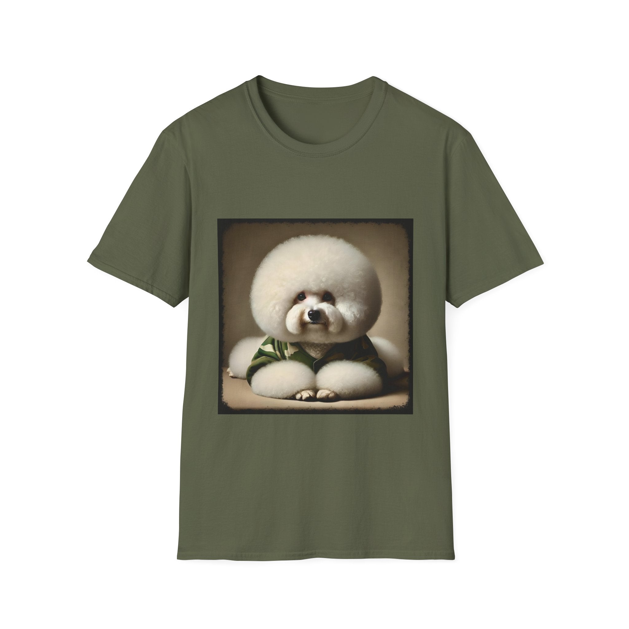Bichon Frise Combat Cutie | Unisex Dog T-Shirt