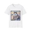 Siberian Husky Snow Princess dog t-shirt